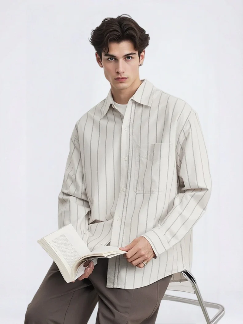 Wide Stripes Leisure Shirts