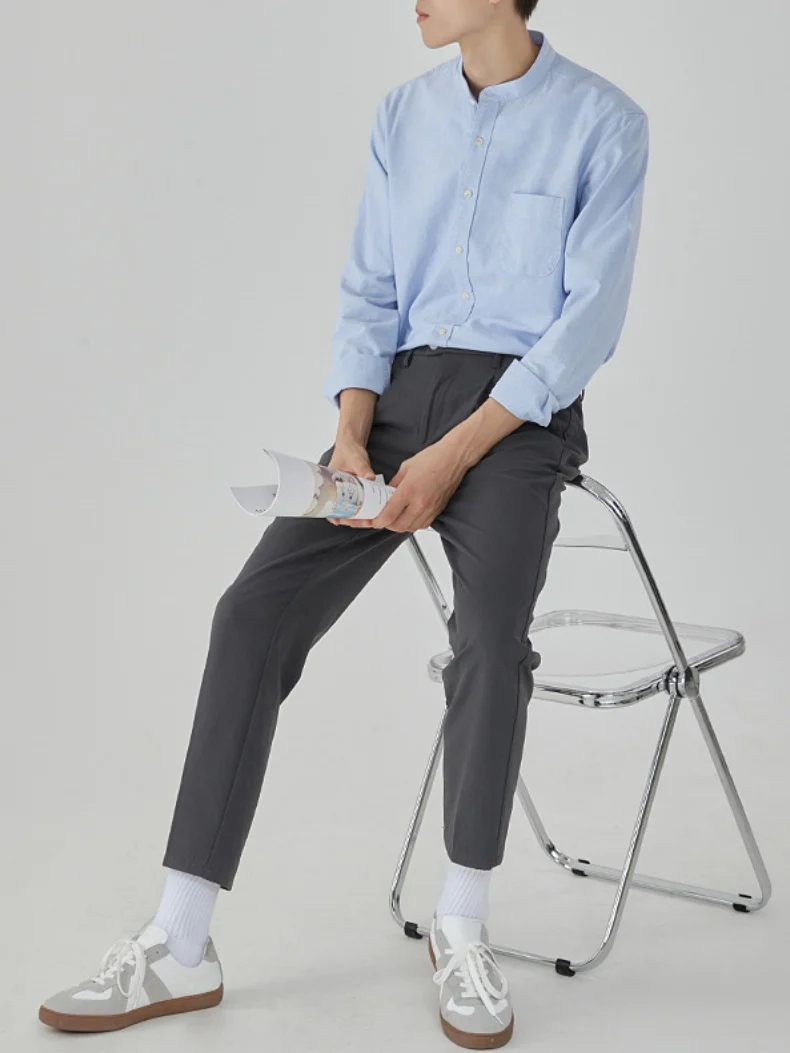 Leisure Stand Collar Shirts - Image 2