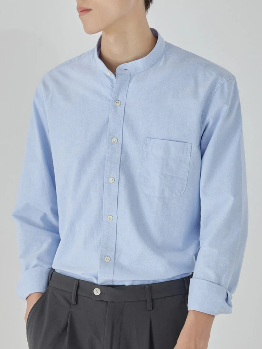Leisure Stand Collar Shirts - Image 8