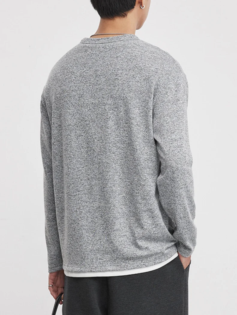 Half Zipper Layered-look T-shirts - Image 4
