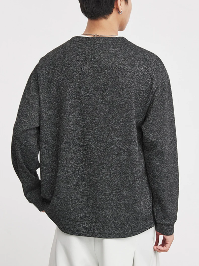 Layered-look Henry Collar T-shirts - Image 6