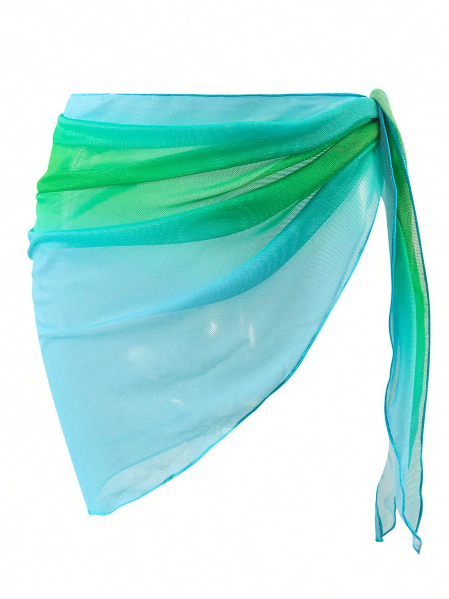Gradient Color Tie Beach Dress - Image 10