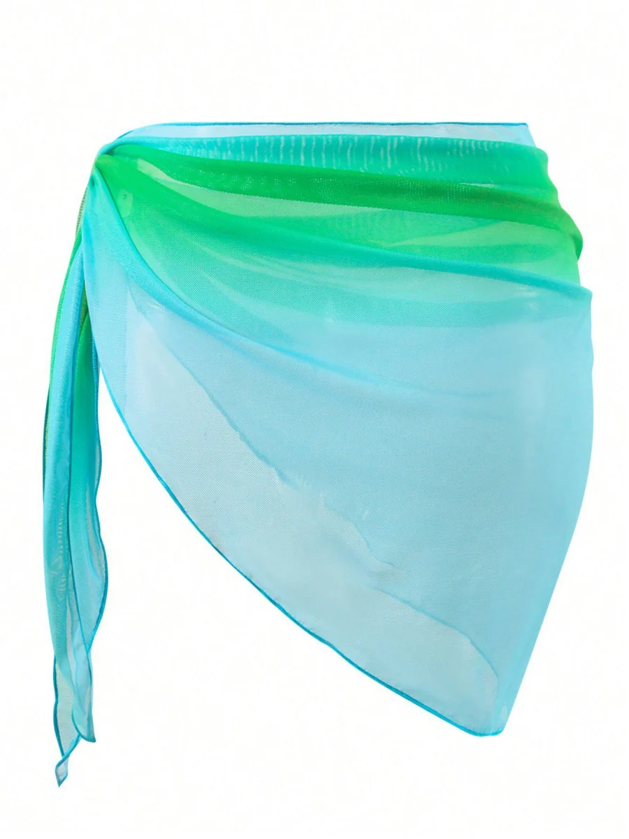 Gradient Color Tie Beach Dress - Image 11