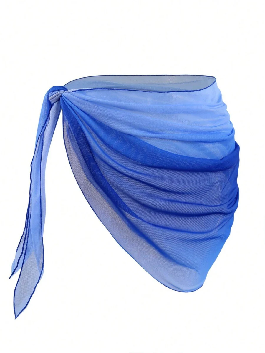 Gradient Color Tie Beach Dress - Image 14