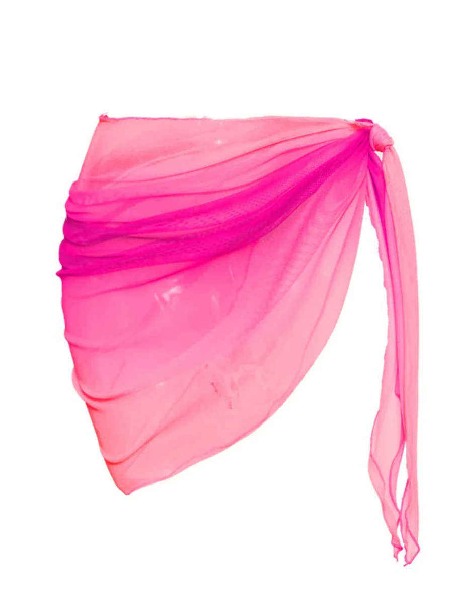 Gradient Color Tie Beach Dress - Image 16