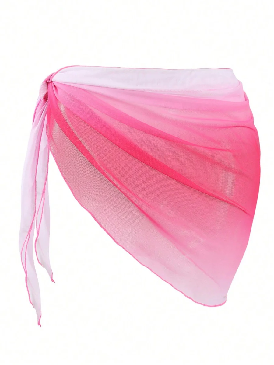 Gradient Color Tie Beach Dress - Image 17