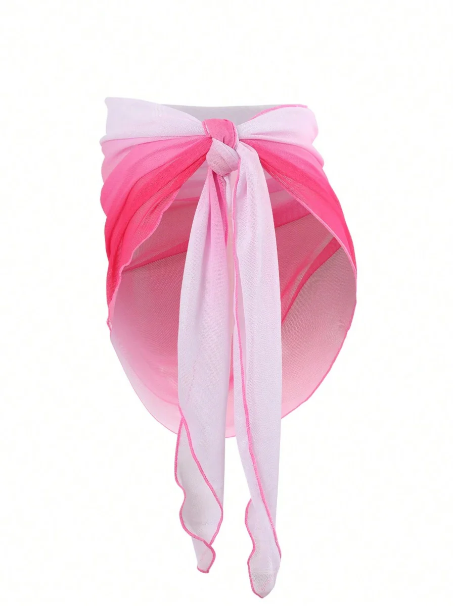 Gradient Color Tie Beach Dress - Image 18