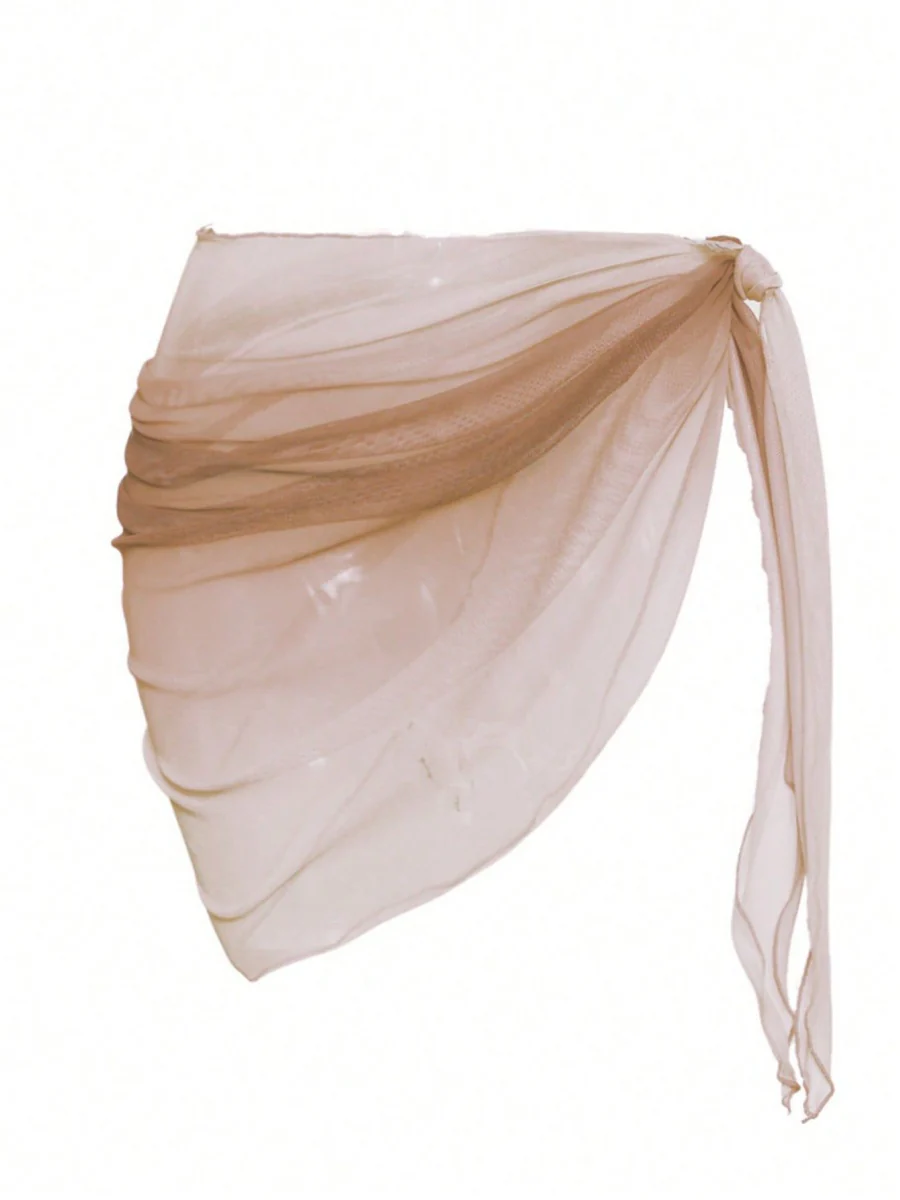 Gradient Color Tie Beach Dress - Image 4