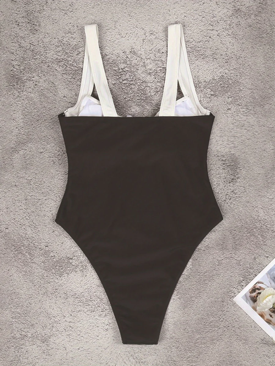 Black And White Contrast One-pieces - Image 5