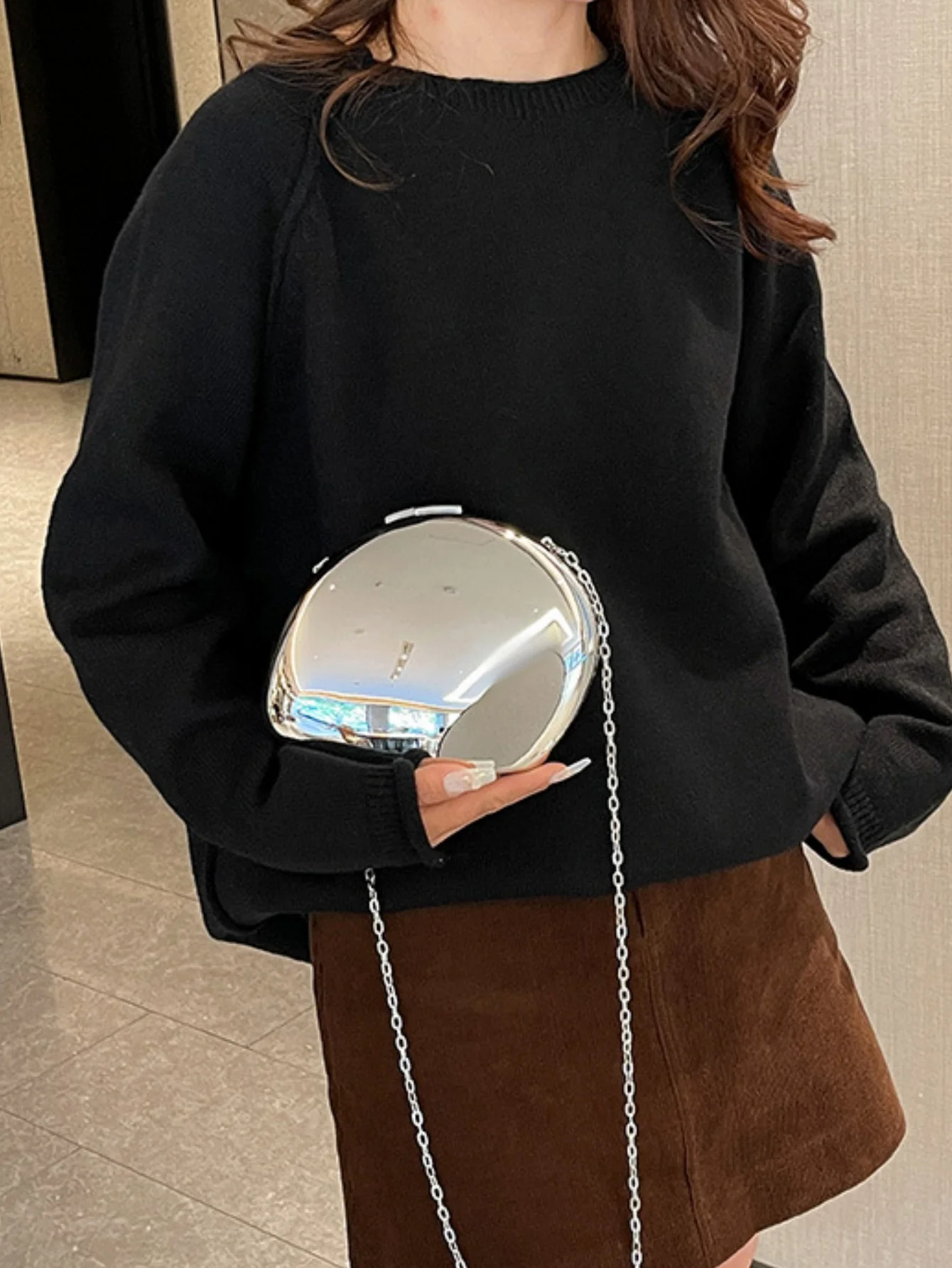 Acrylic Glossy Crossbody Bag - Image 14