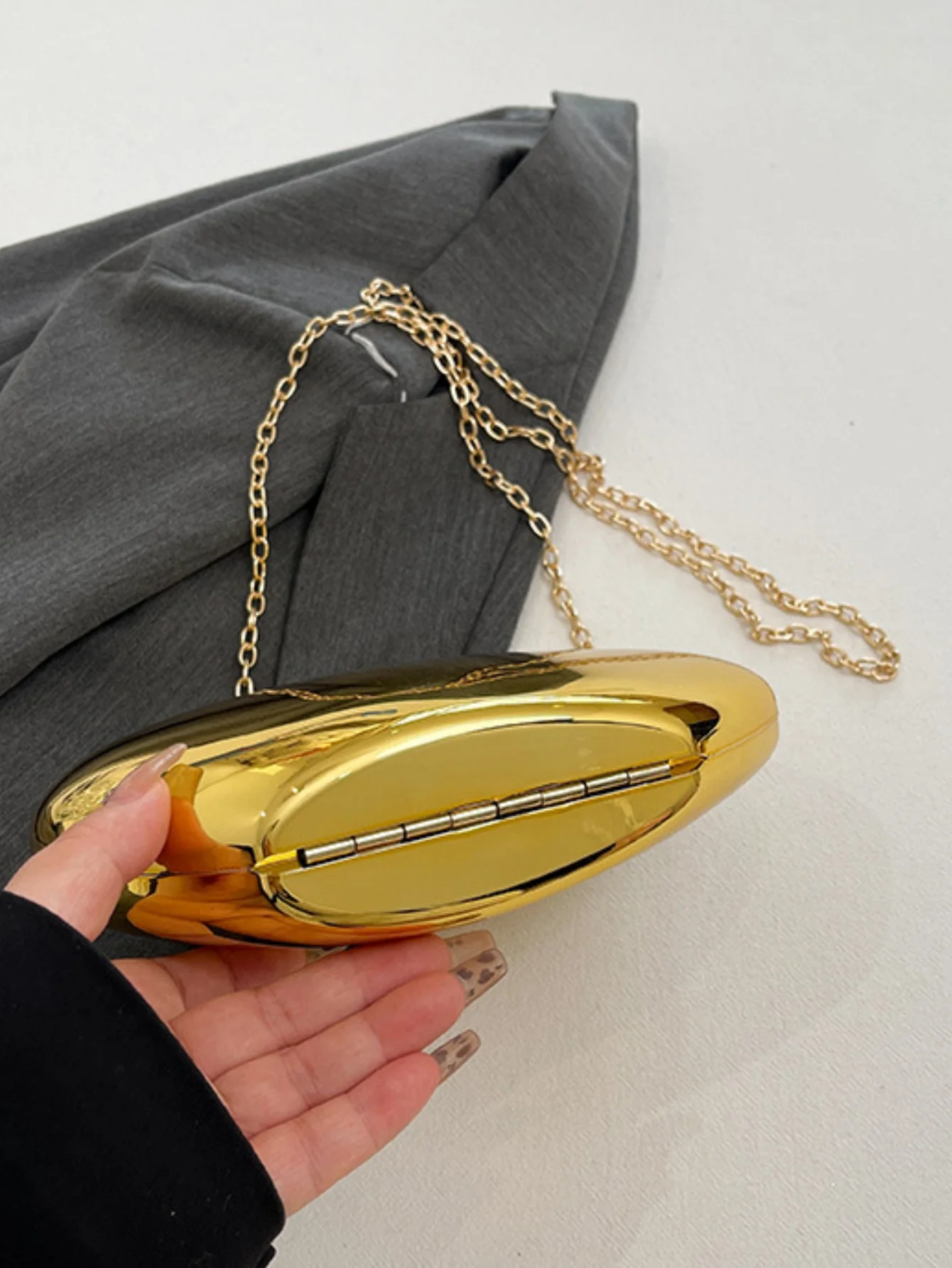 Acrylic Glossy Crossbody Bag - Image 7