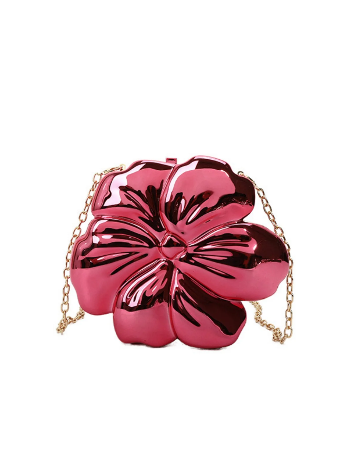 Personalized And Creative Acrylic Flower Evening Bag - Image 3