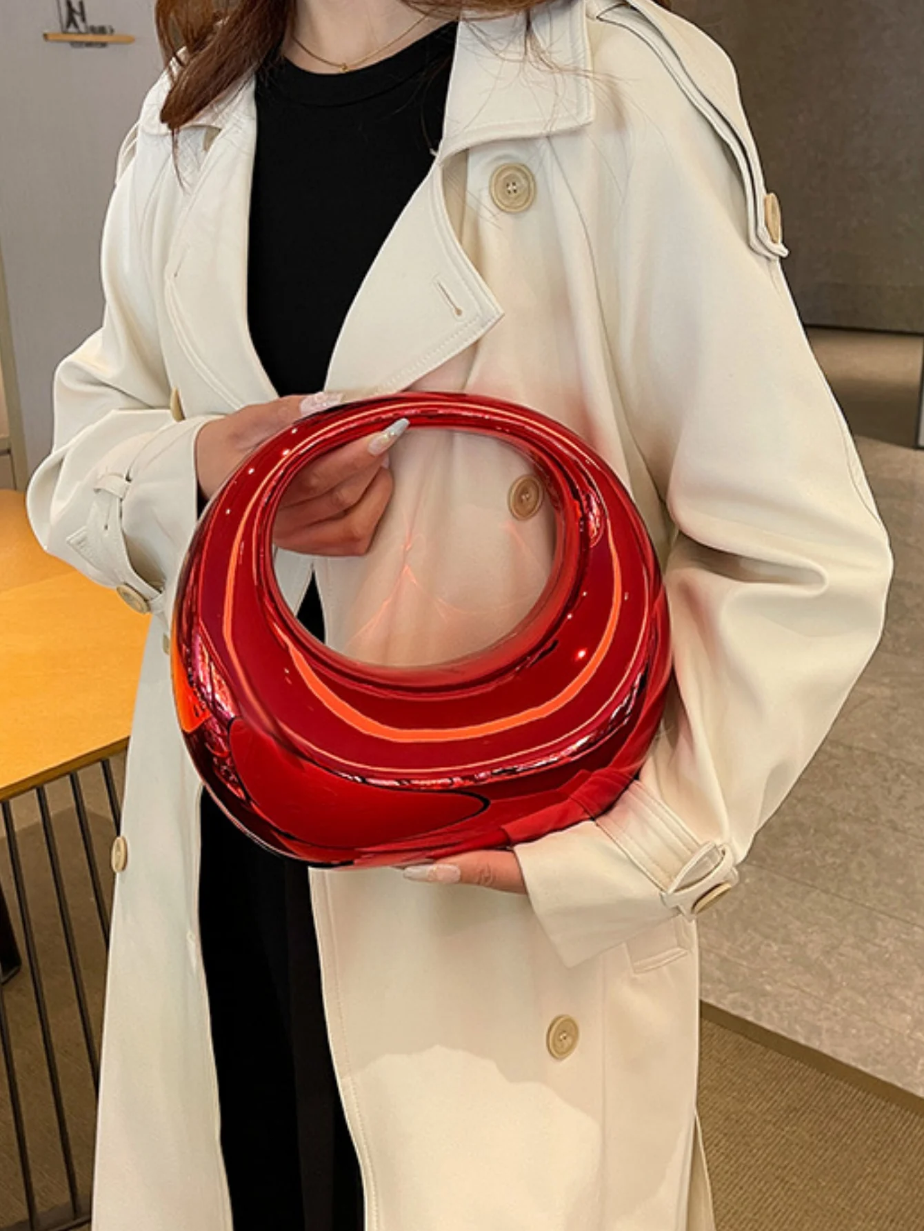 Evening Handbag Acrylic Crossbody Bag - Image 13