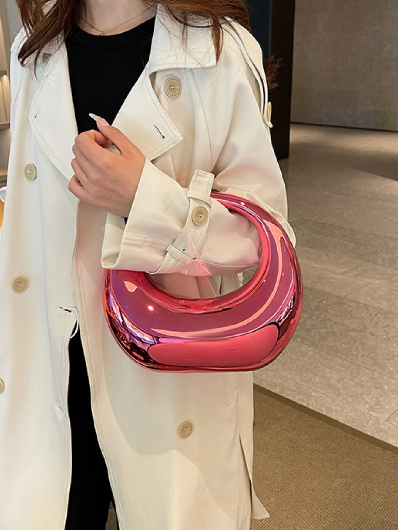 Evening Handbag Acrylic Crossbody Bag - Image 15