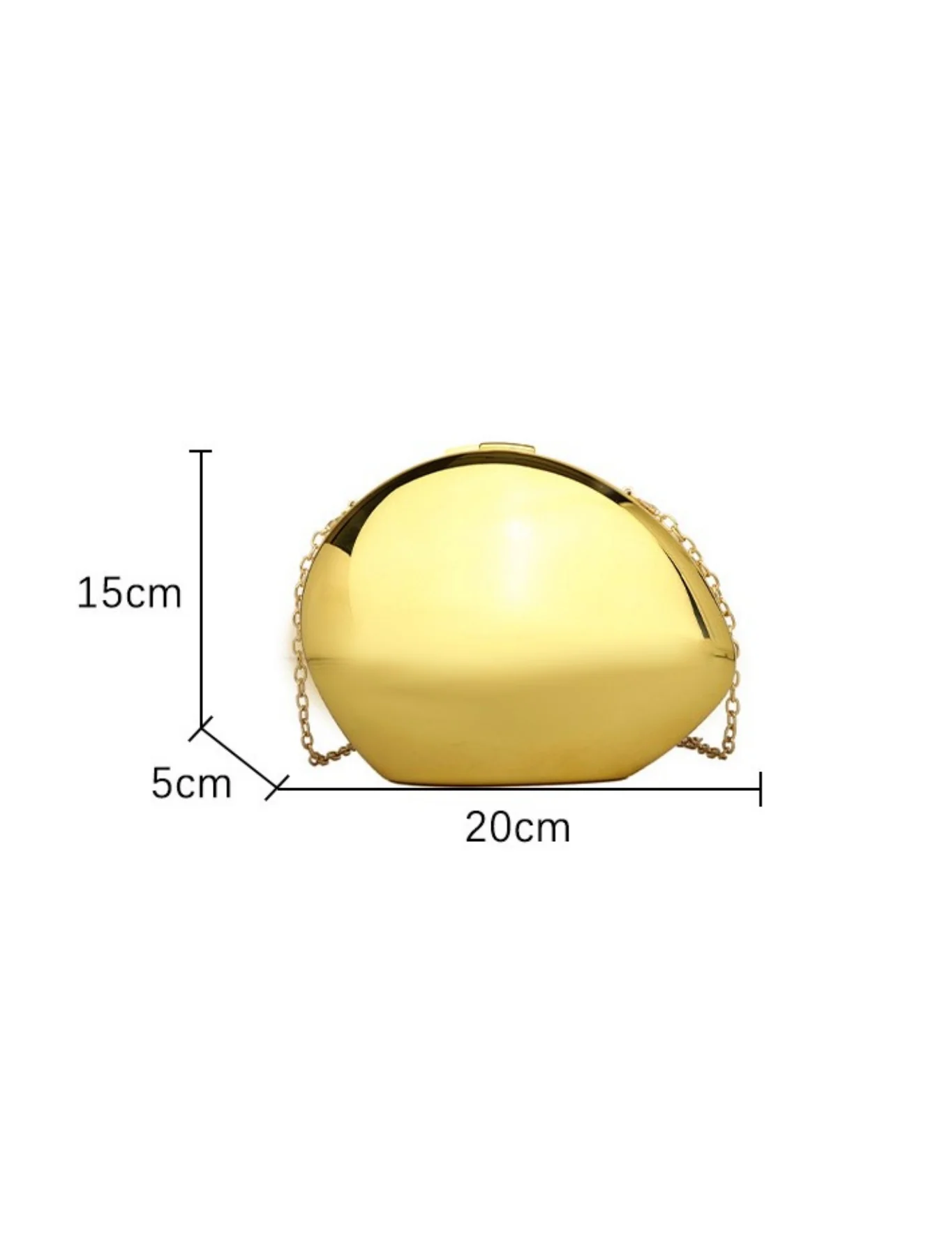 Oval Acrylic Seashell Evening Crossbody Bag - Image 29