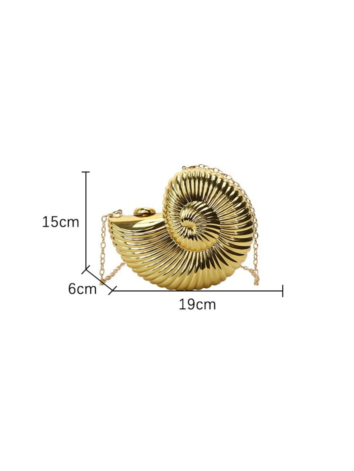 Design-conscious Seashell Acrylic Crossbody Bag - Image 12