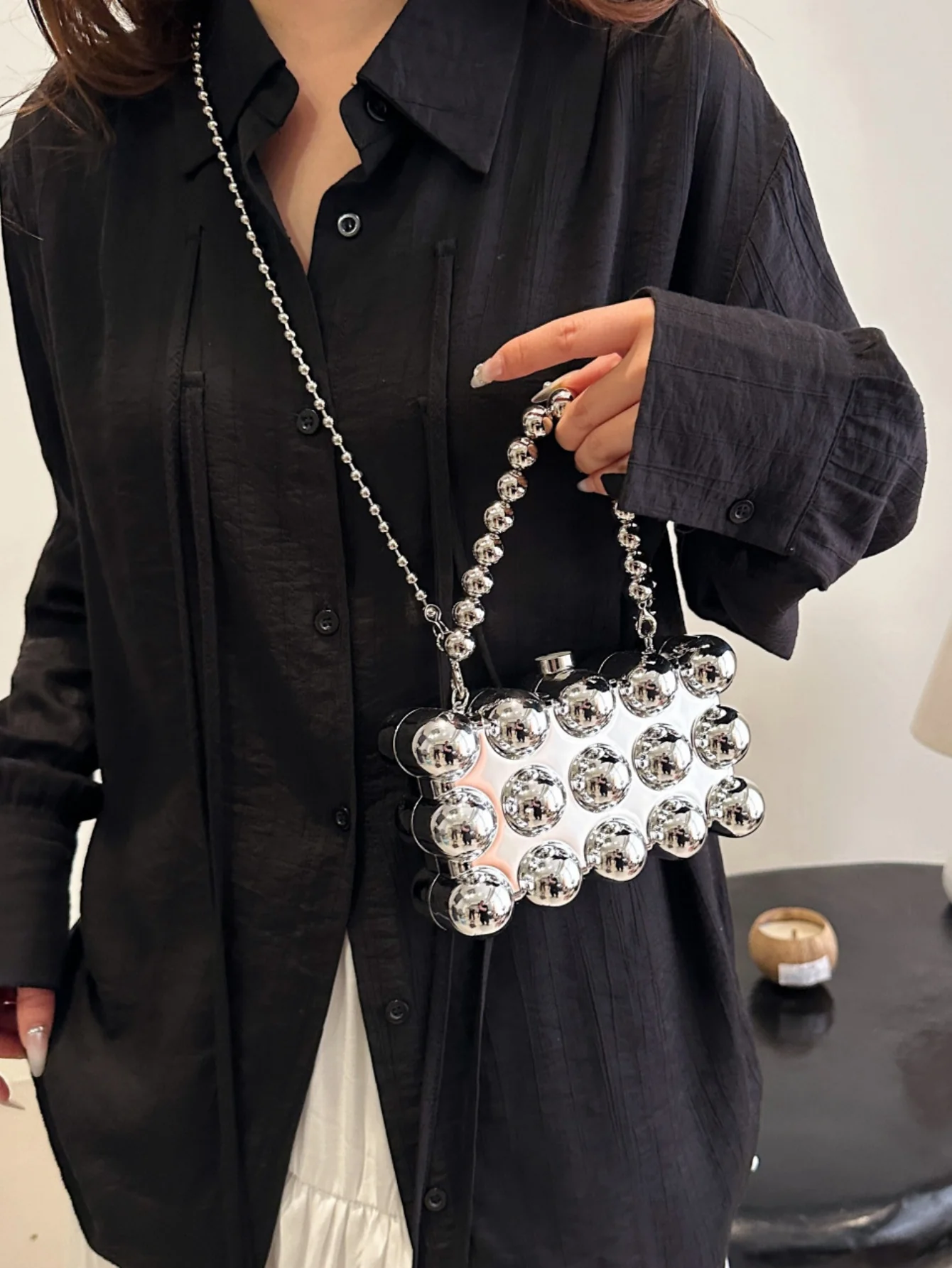 Beaded Party Crossbody Bag - Image 3