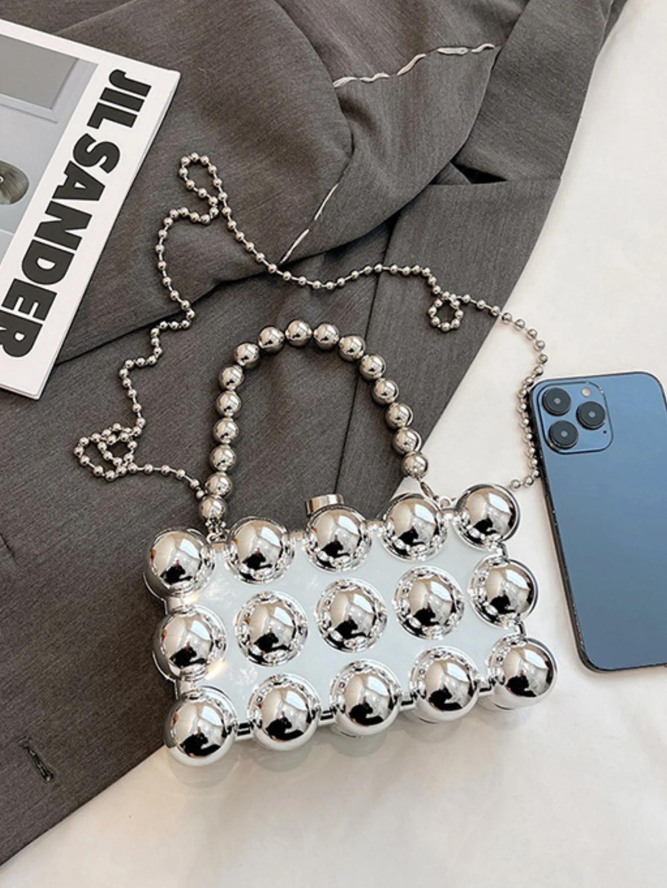 Beaded Party Crossbody Bag - Image 4