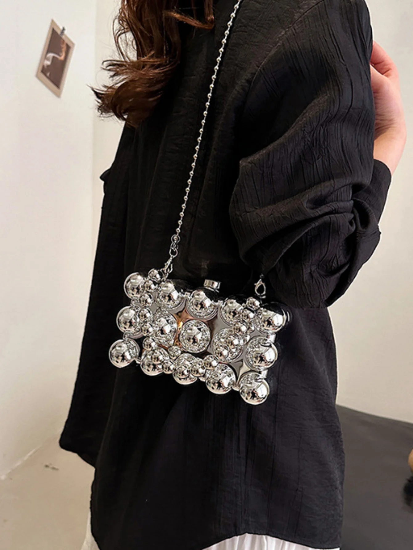 Beaded Party Crossbody Bag - Image 7