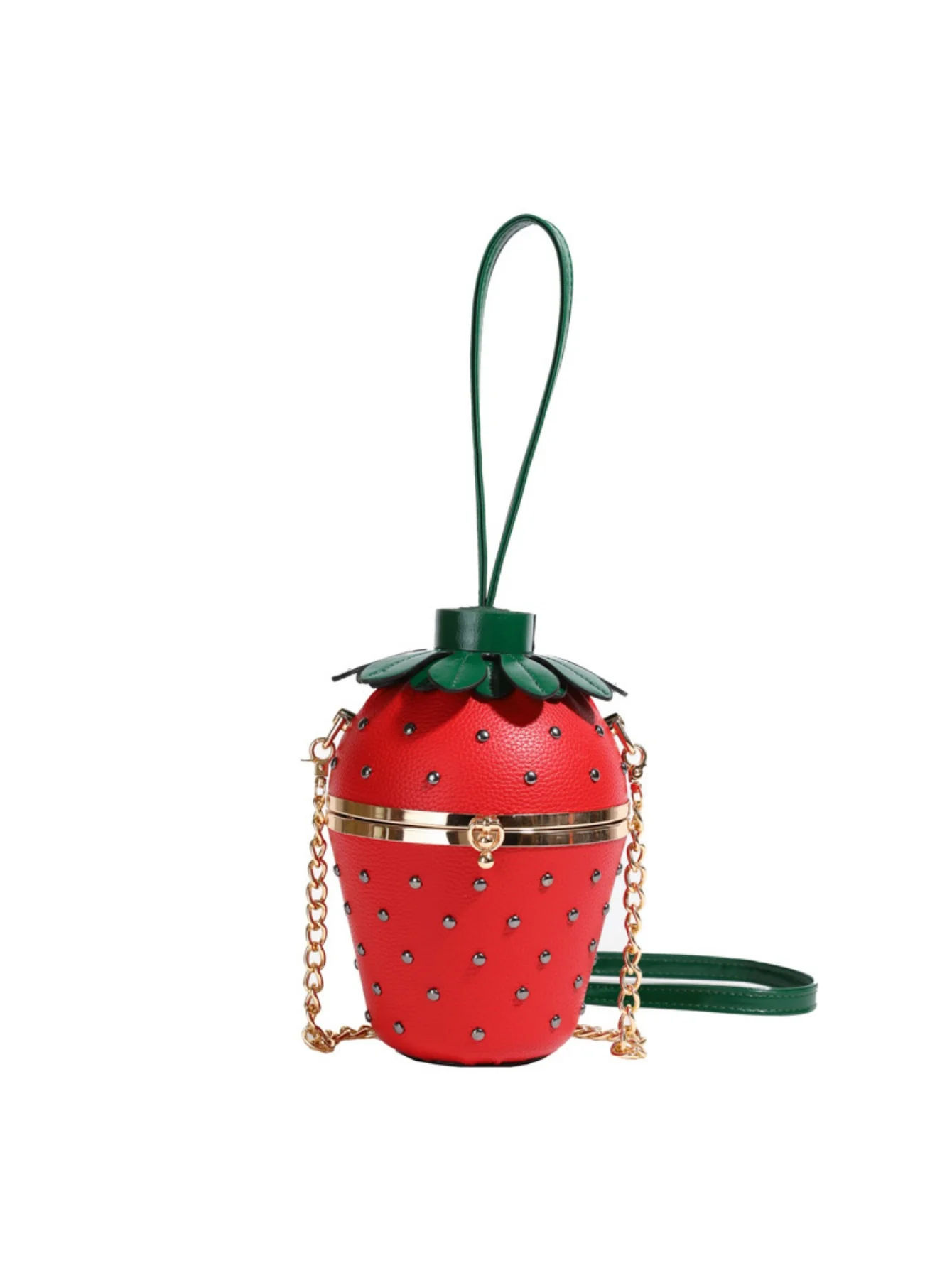 Strawberry Design Fun Crossbody Bag - Image 8