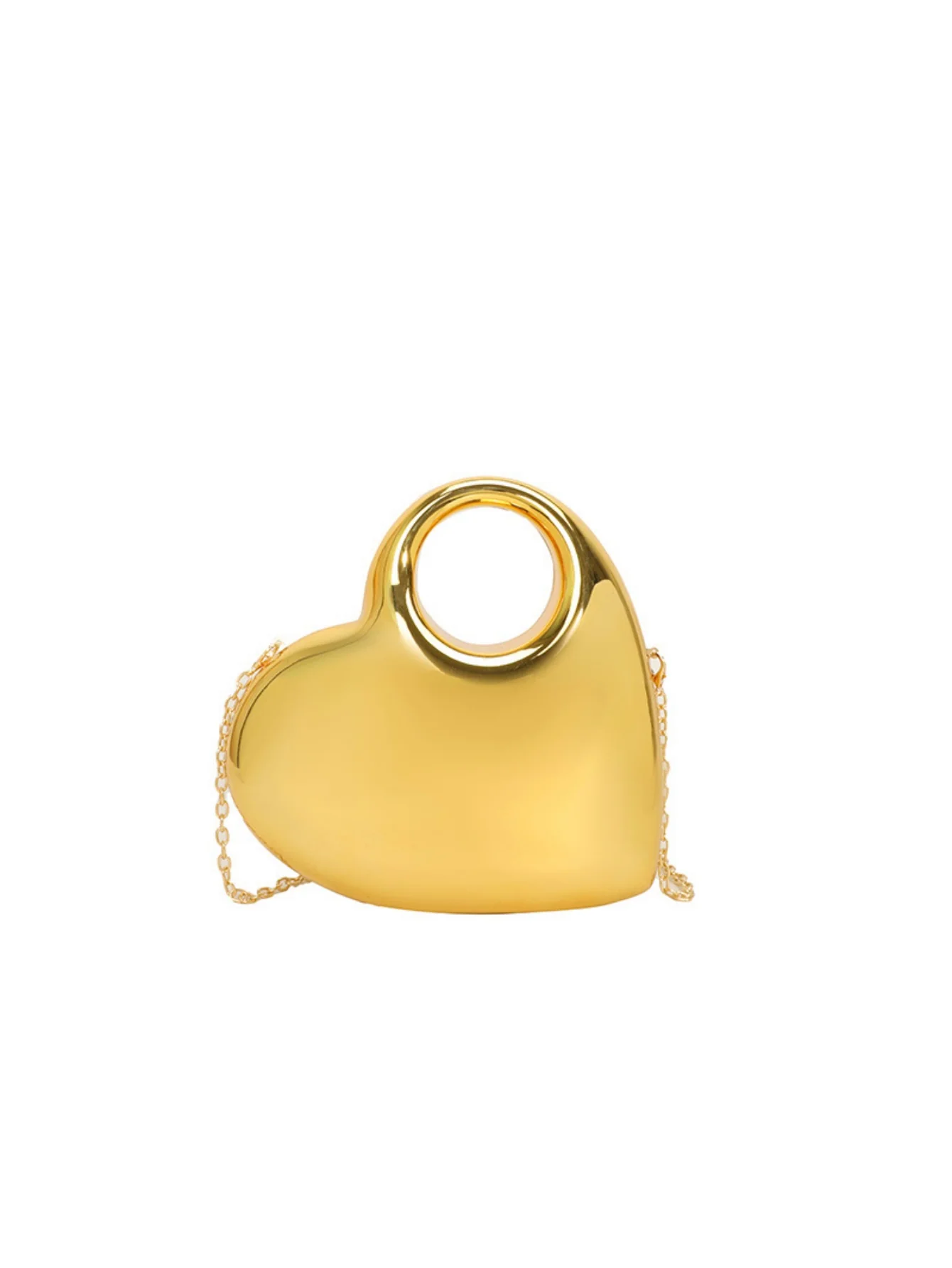Heart-shaped Evening Shoulder Bag - Image 13