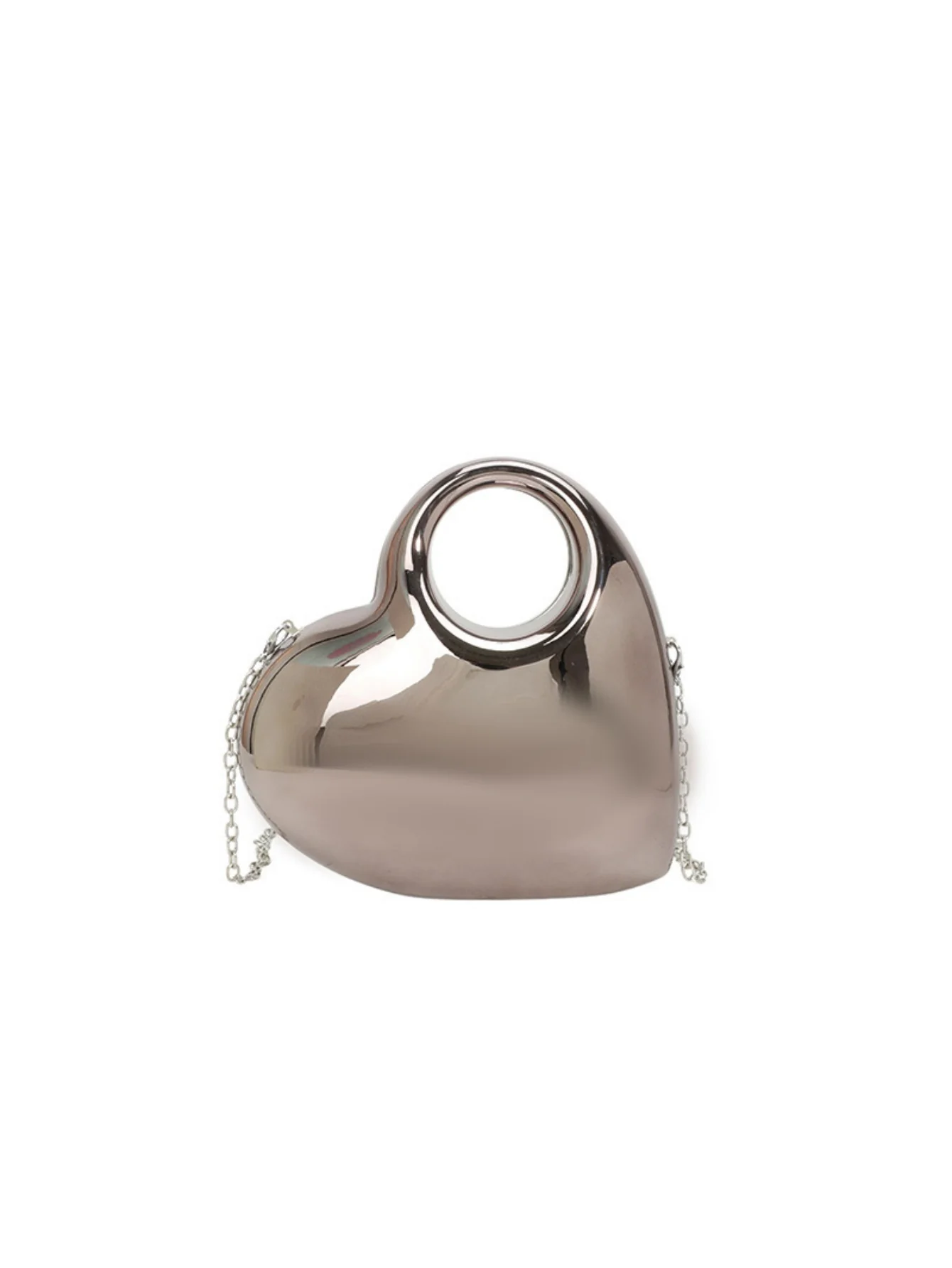 Heart-shaped Evening Shoulder Bag - Image 5
