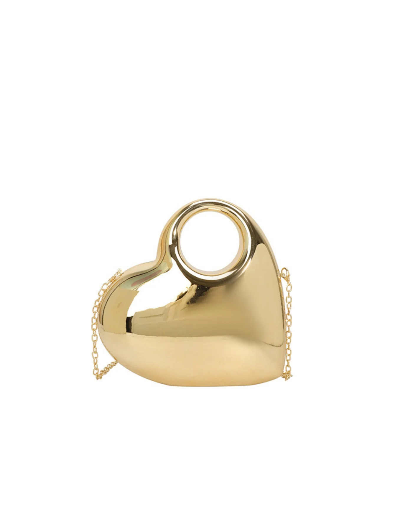 Heart-shaped Evening Shoulder Bag - Image 7