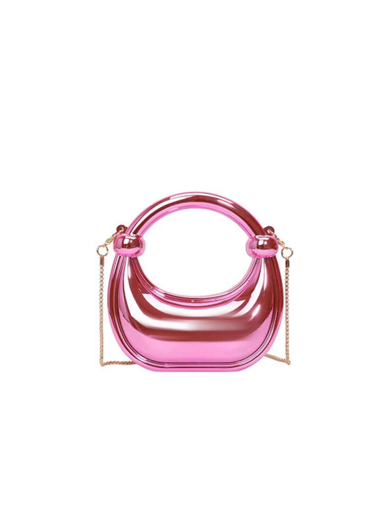 Chain Banquet Wristlet Rope Knot Handbag Acrylic Crossbody Bag