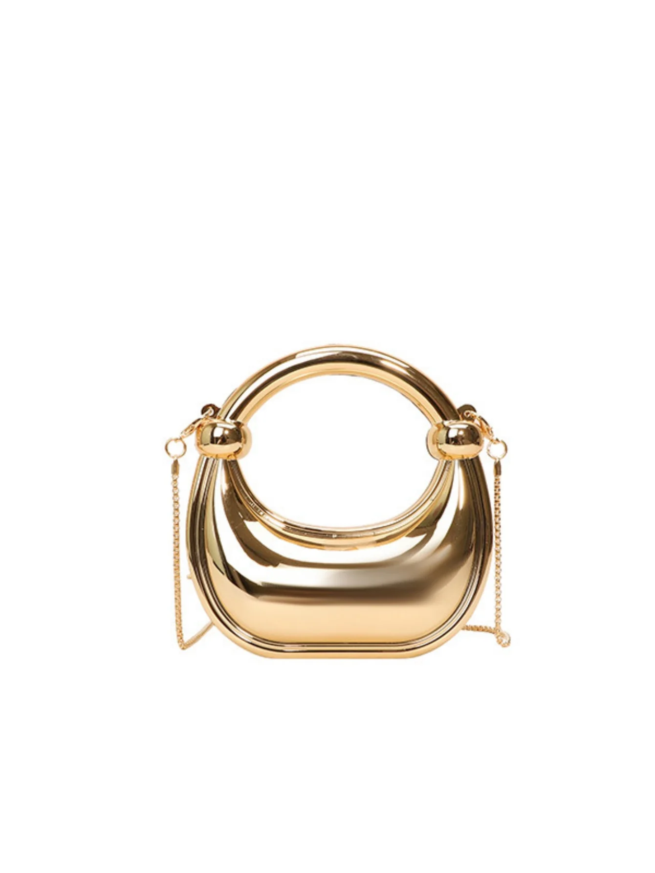 Chain Banquet Wristlet Rope Knot Handbag Acrylic Crossbody Bag - Image 11