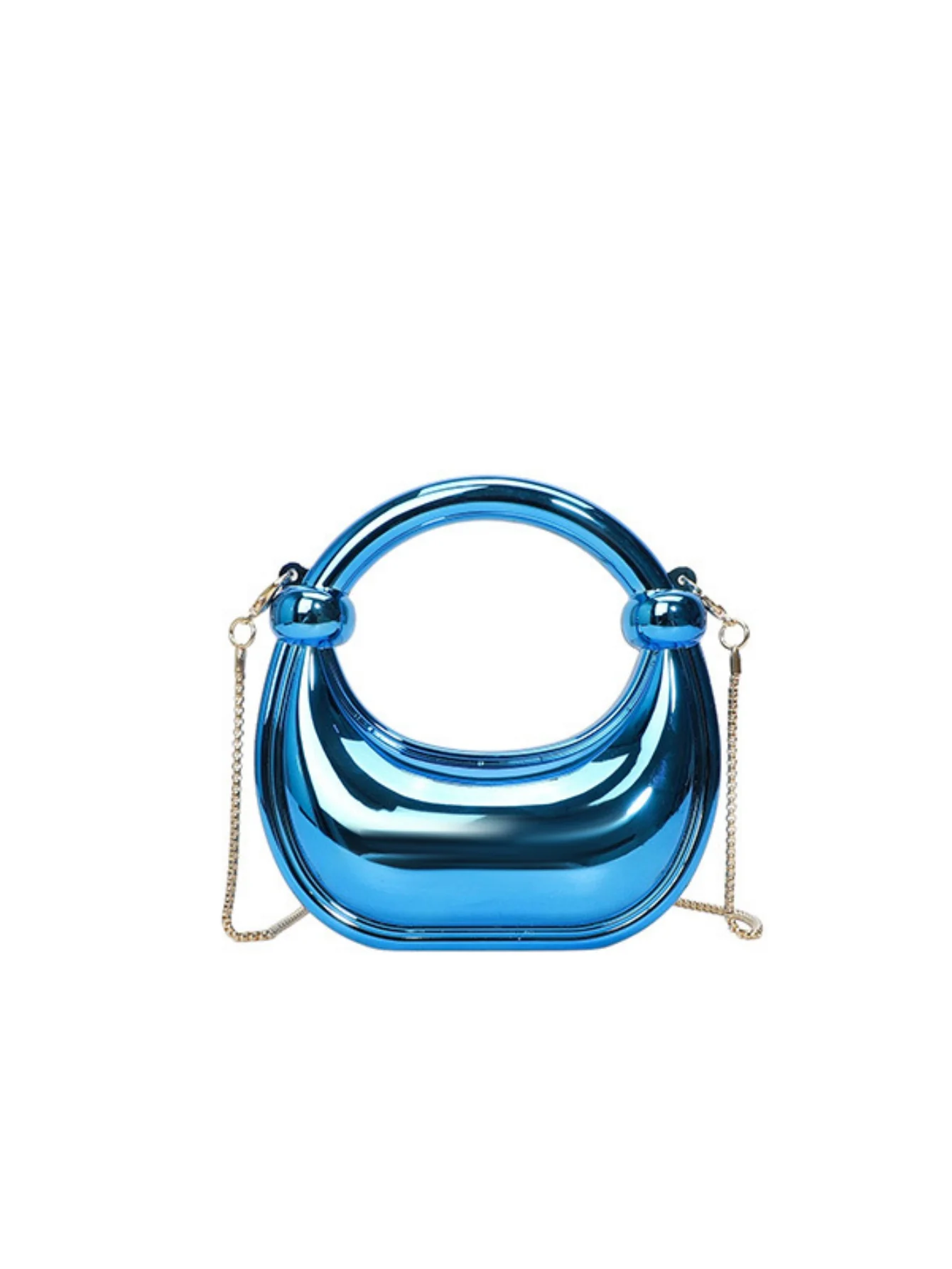 Chain Banquet Wristlet Rope Knot Handbag Acrylic Crossbody Bag - Image 5