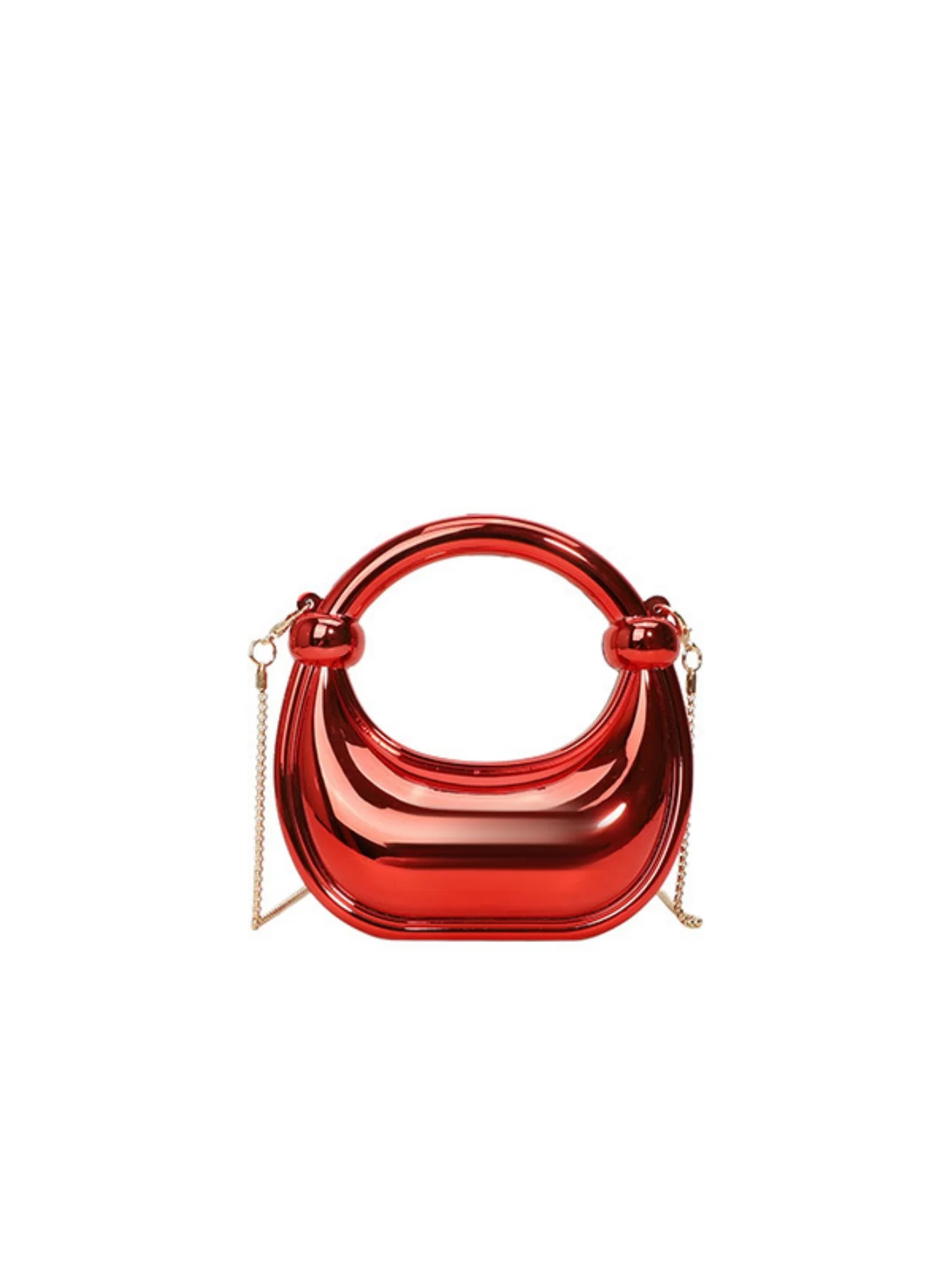 Chain Banquet Wristlet Rope Knot Handbag Acrylic Crossbody Bag - Image 7