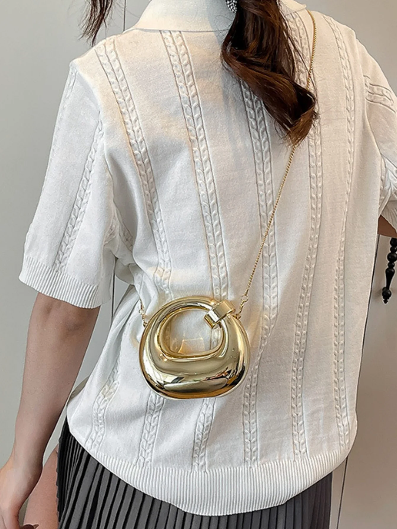 Trendy Niche Bracelet Handbag Mini Evening Crossbody Bag - Image 10
