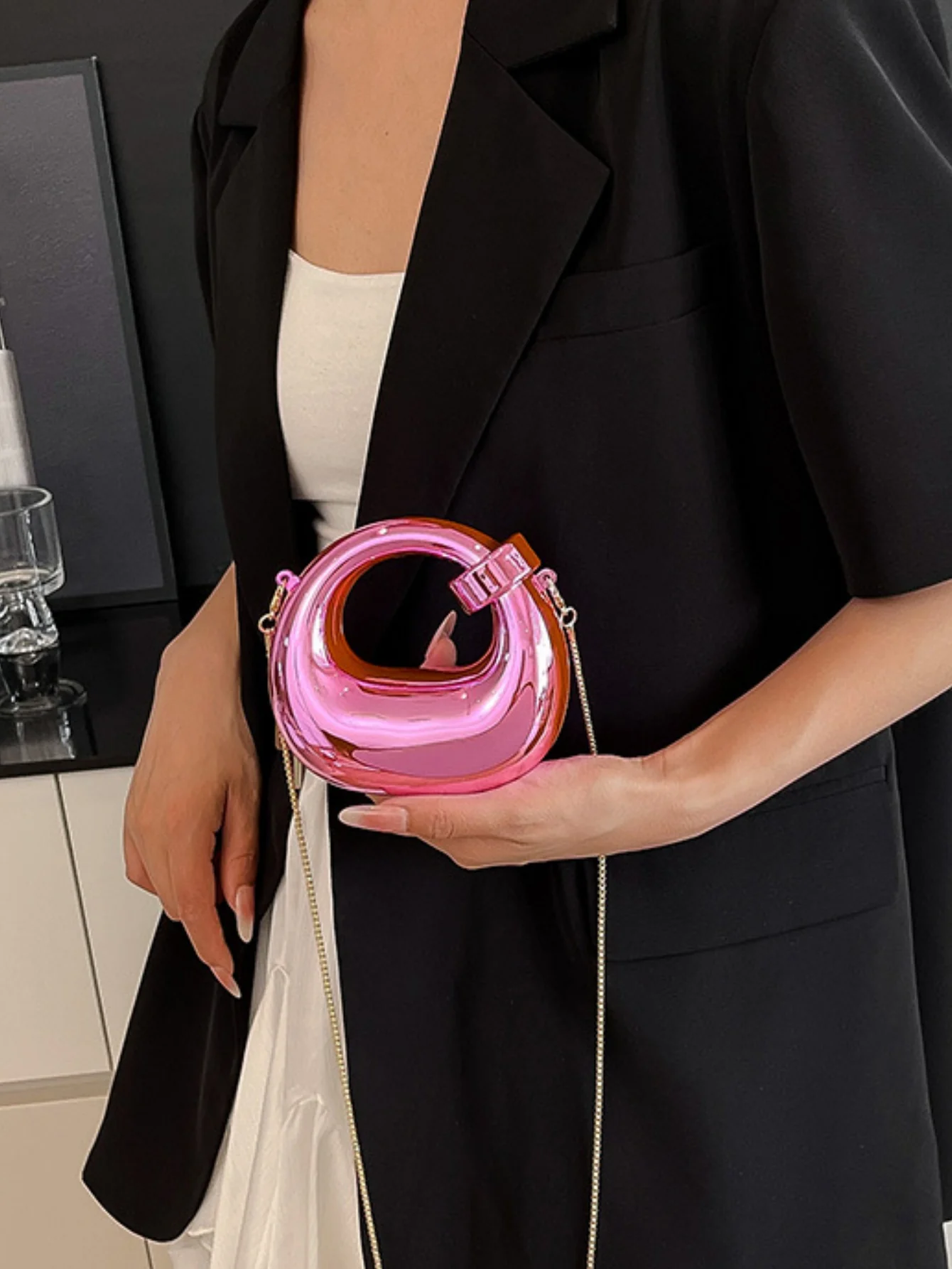 Trendy Niche Bracelet Handbag Mini Evening Crossbody Bag - Image 2