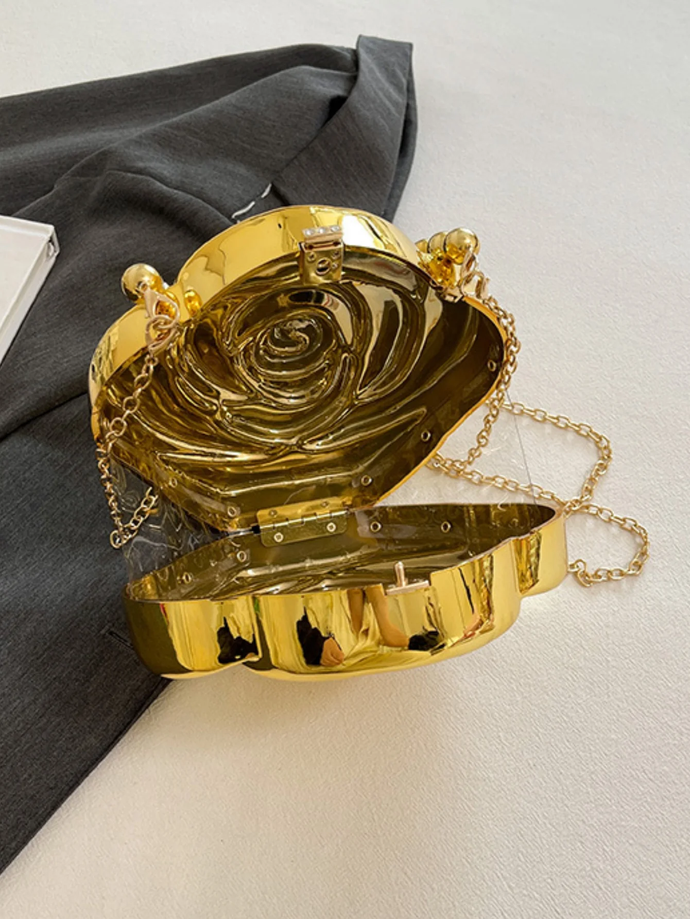 Floral Evening Shoulder Bag - Image 11