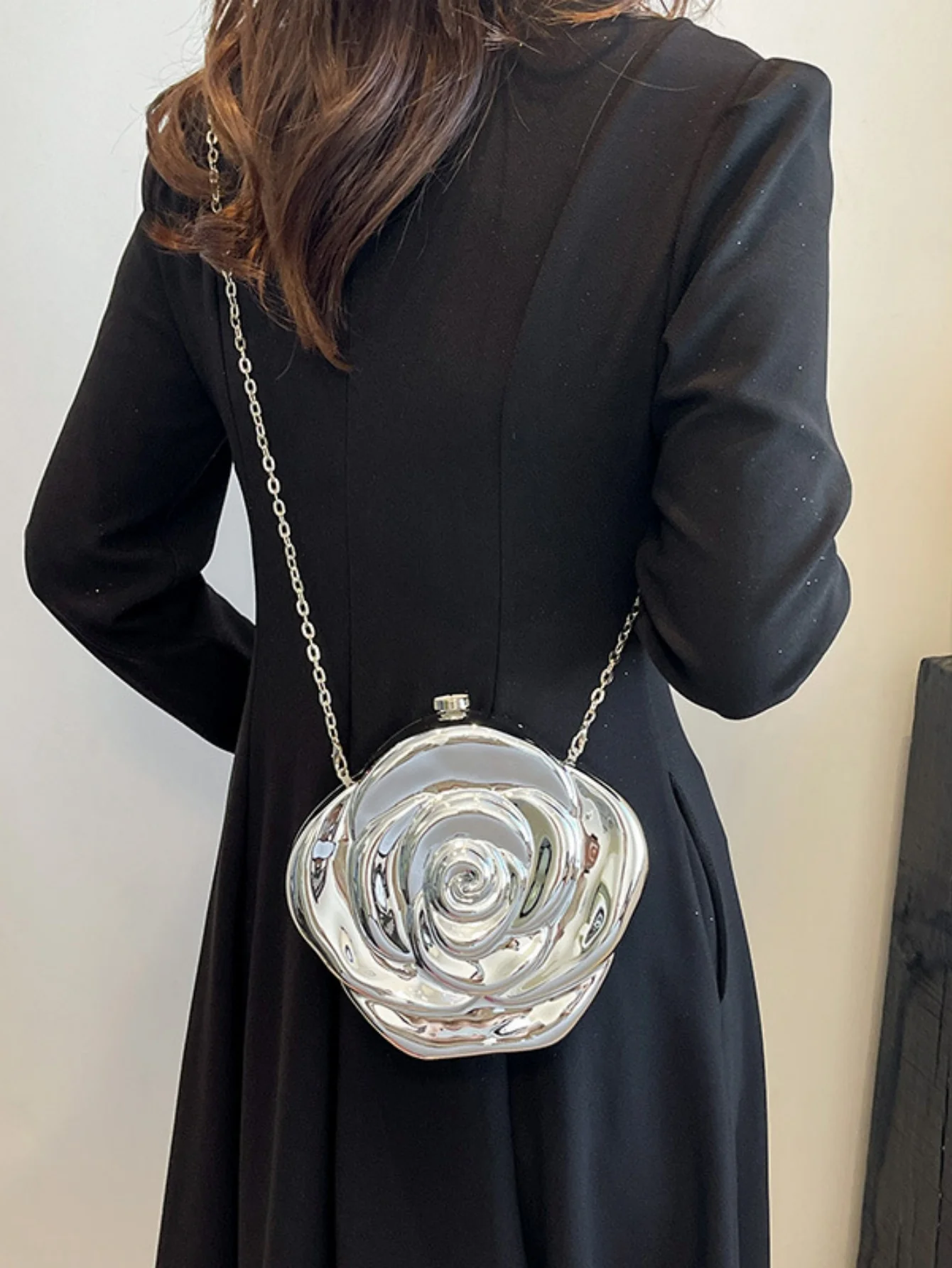 Floral Evening Shoulder Bag - Image 2