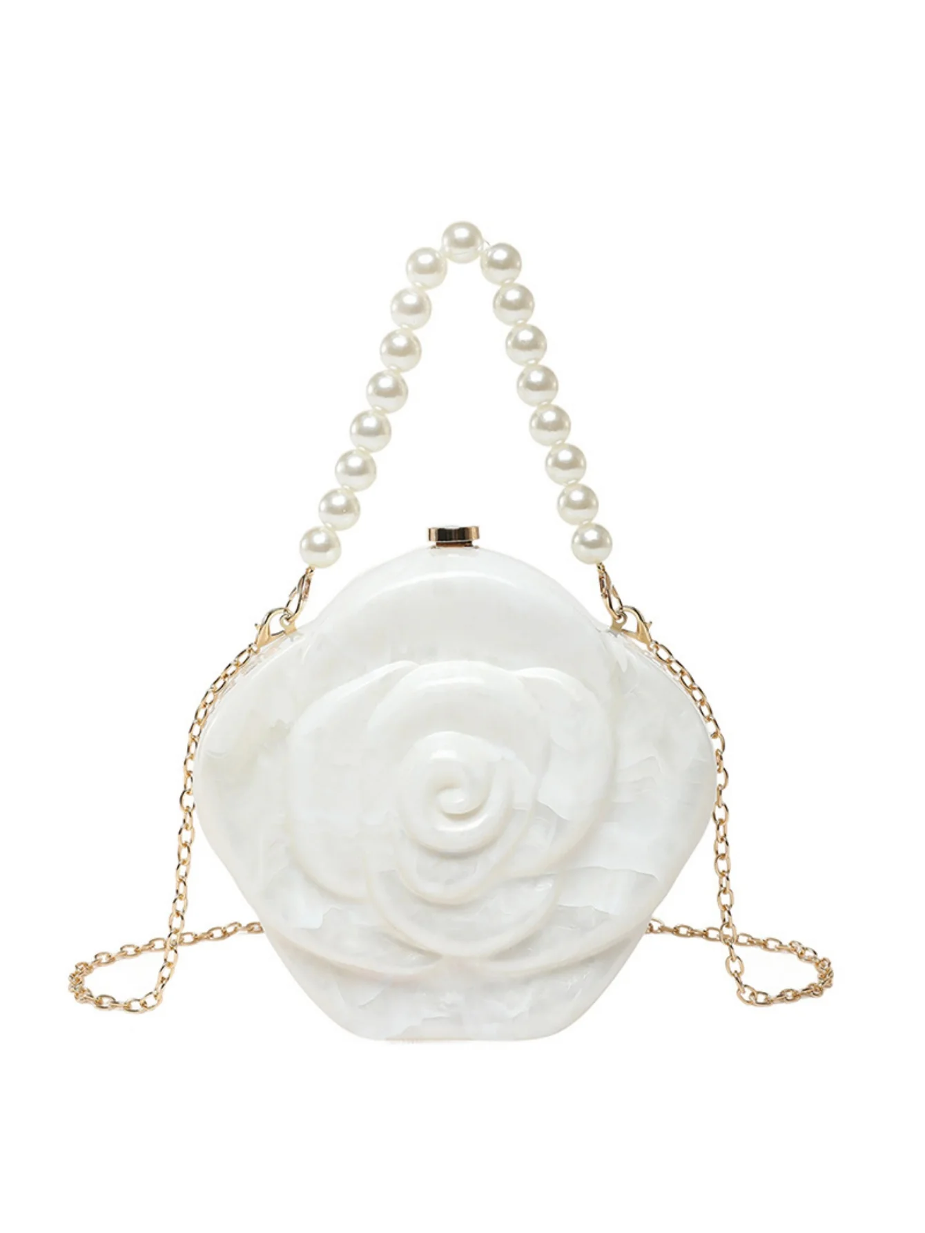 Floral Evening Shoulder Bag - Image 4
