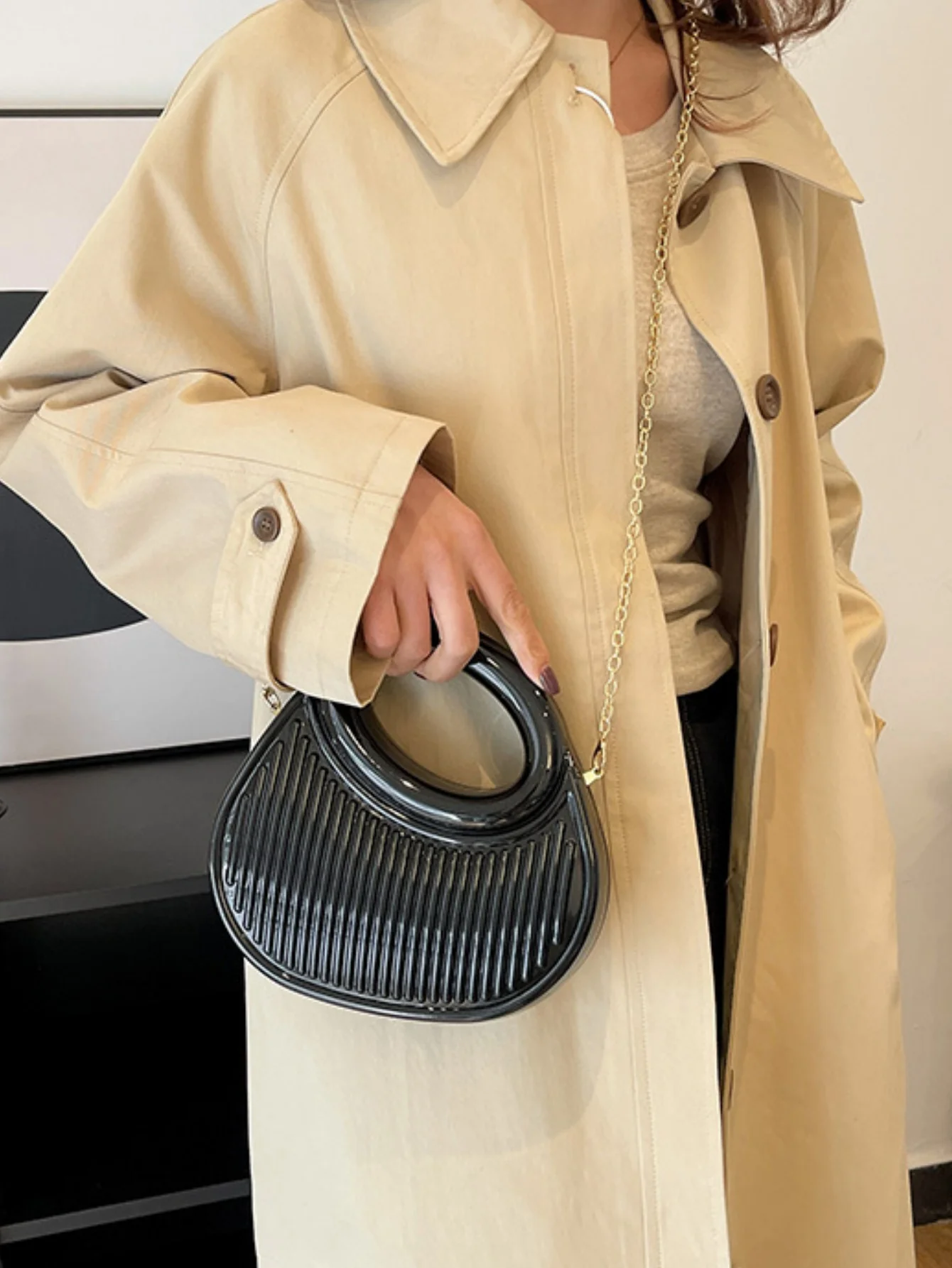 Acrylic Evening Handbag/shoulder Bag - Image 2