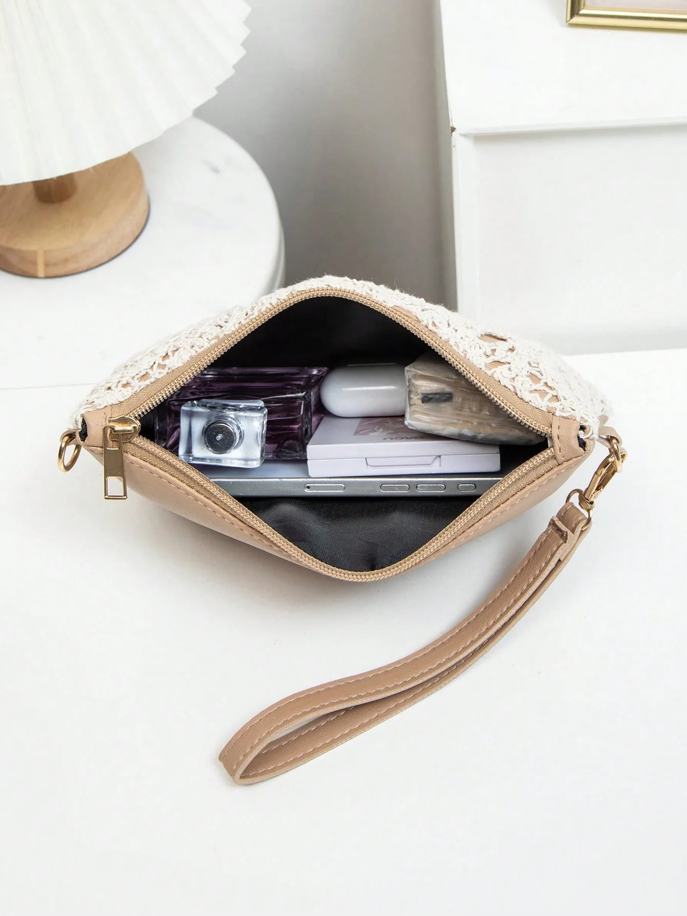 Vacation Lace Cutout Crossbody Bag - Image 3