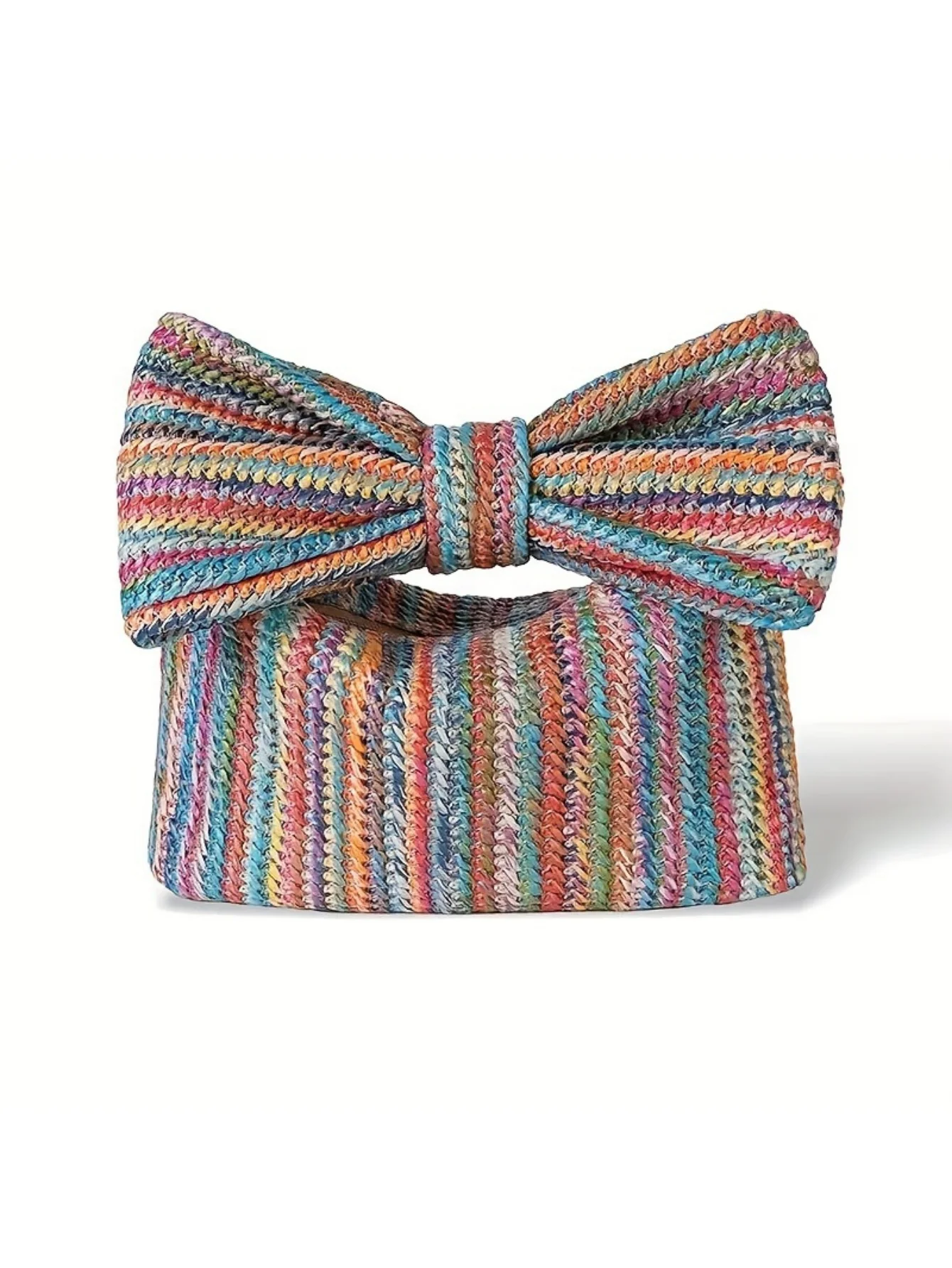 Vacation Straw Bow Clutch - Image 6