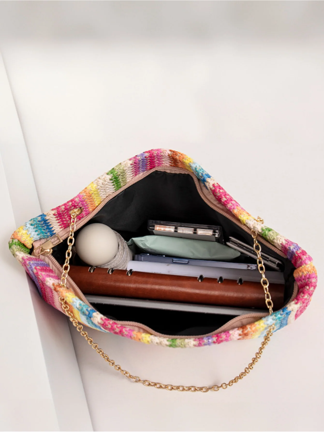 Colorful Straw Tote Bag For Vacation - Image 10