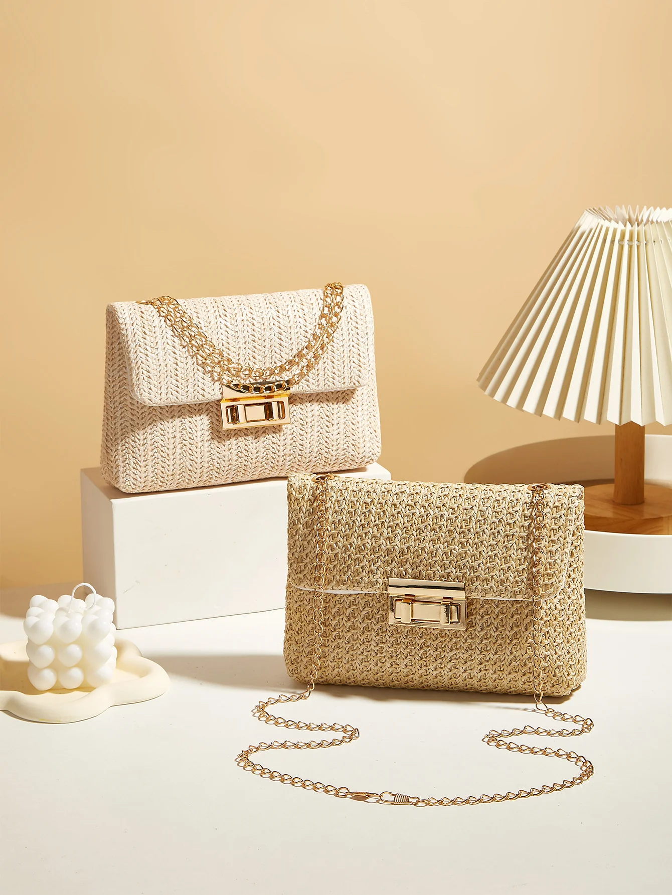 Vacation Straw Crossbody Bag - Image 11