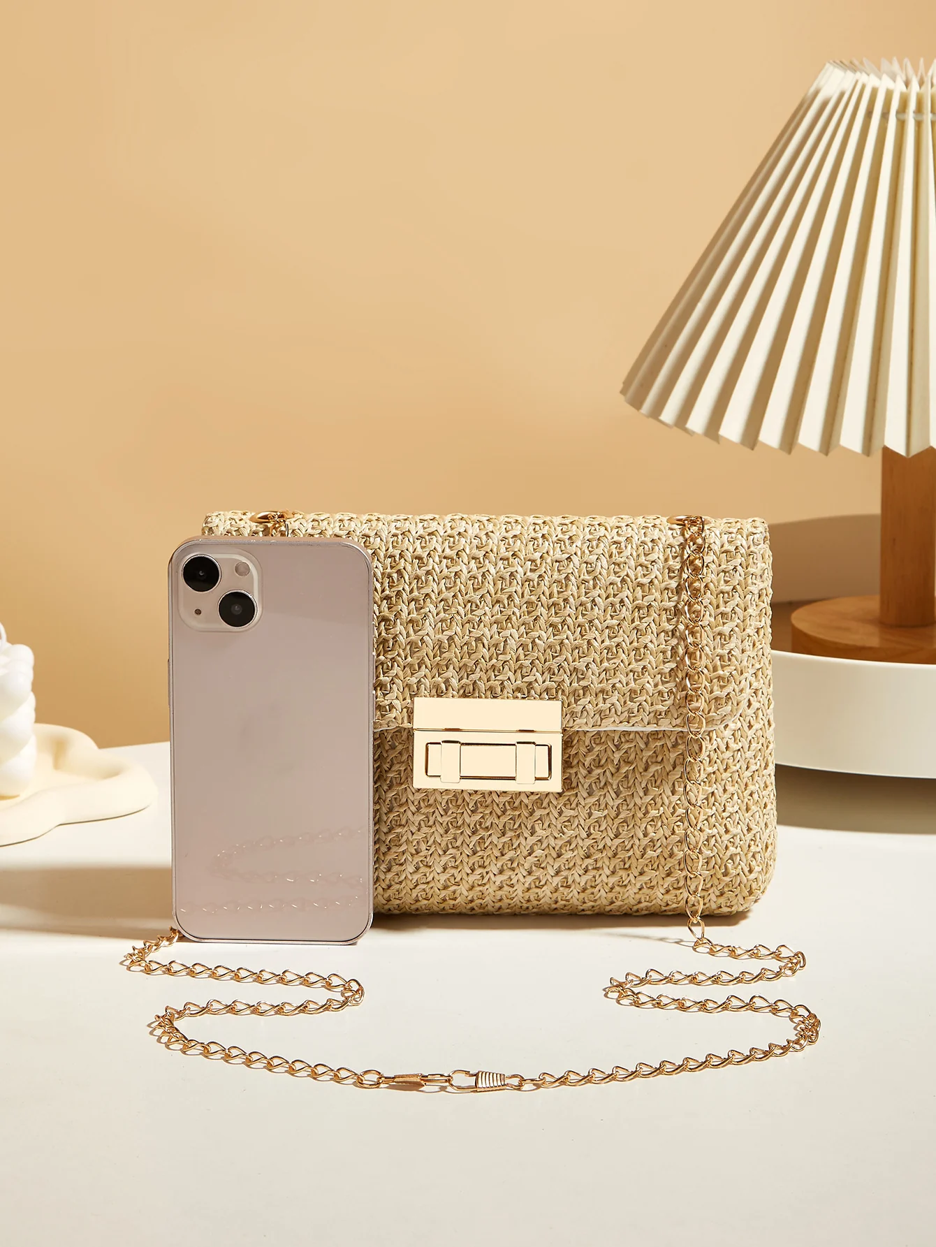 Vacation Straw Crossbody Bag - Image 4