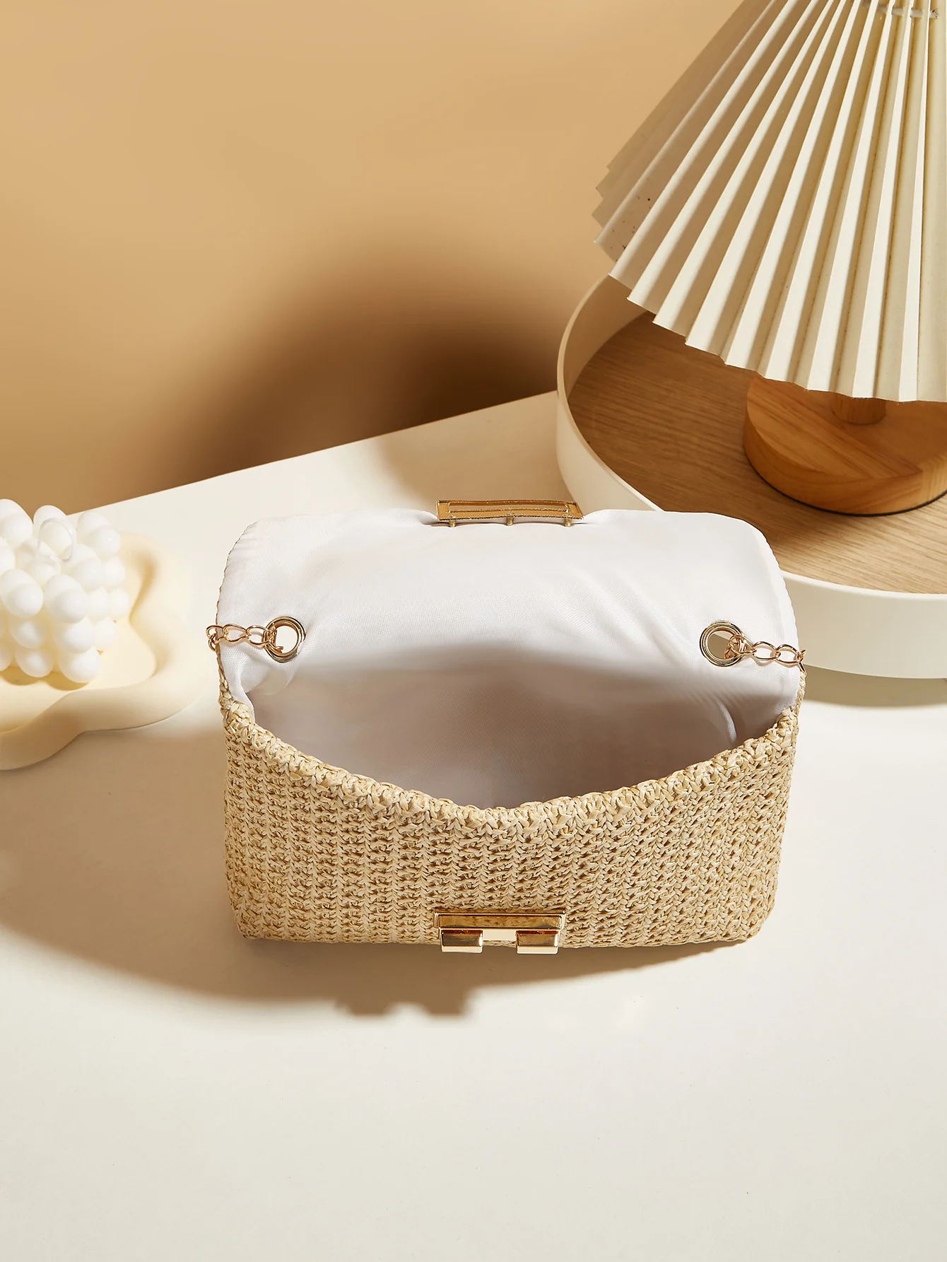 Vacation Straw Crossbody Bag - Image 5