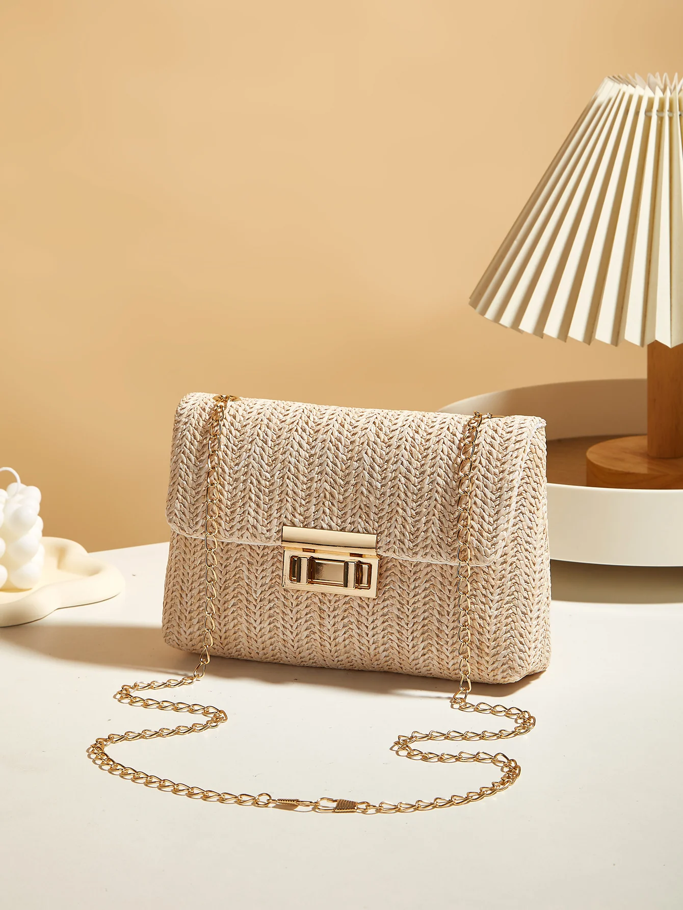 Vacation Straw Crossbody Bag - Image 6