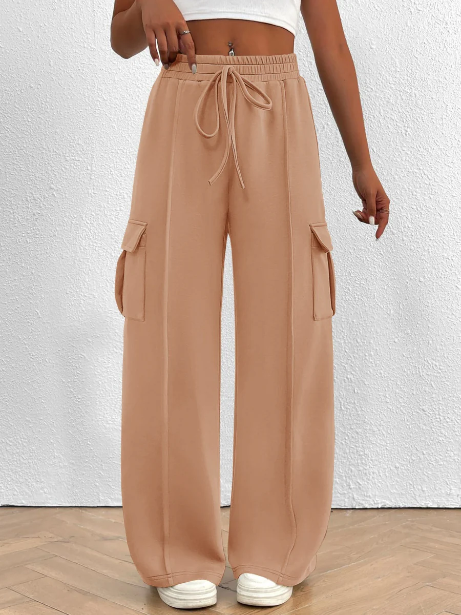 Loose-fitting Wide-leg Casual Trousers