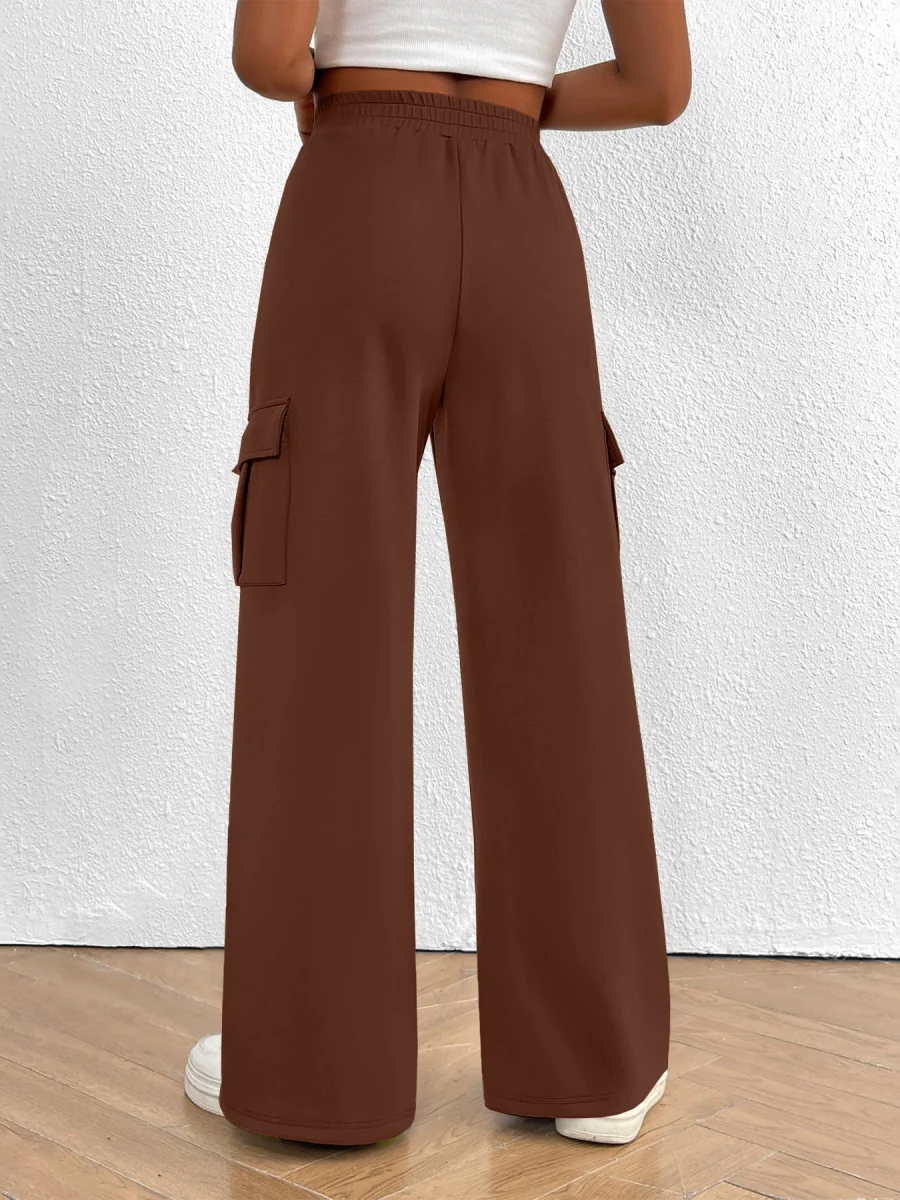 Loose-fitting Wide-leg Casual Trousers - Image 12