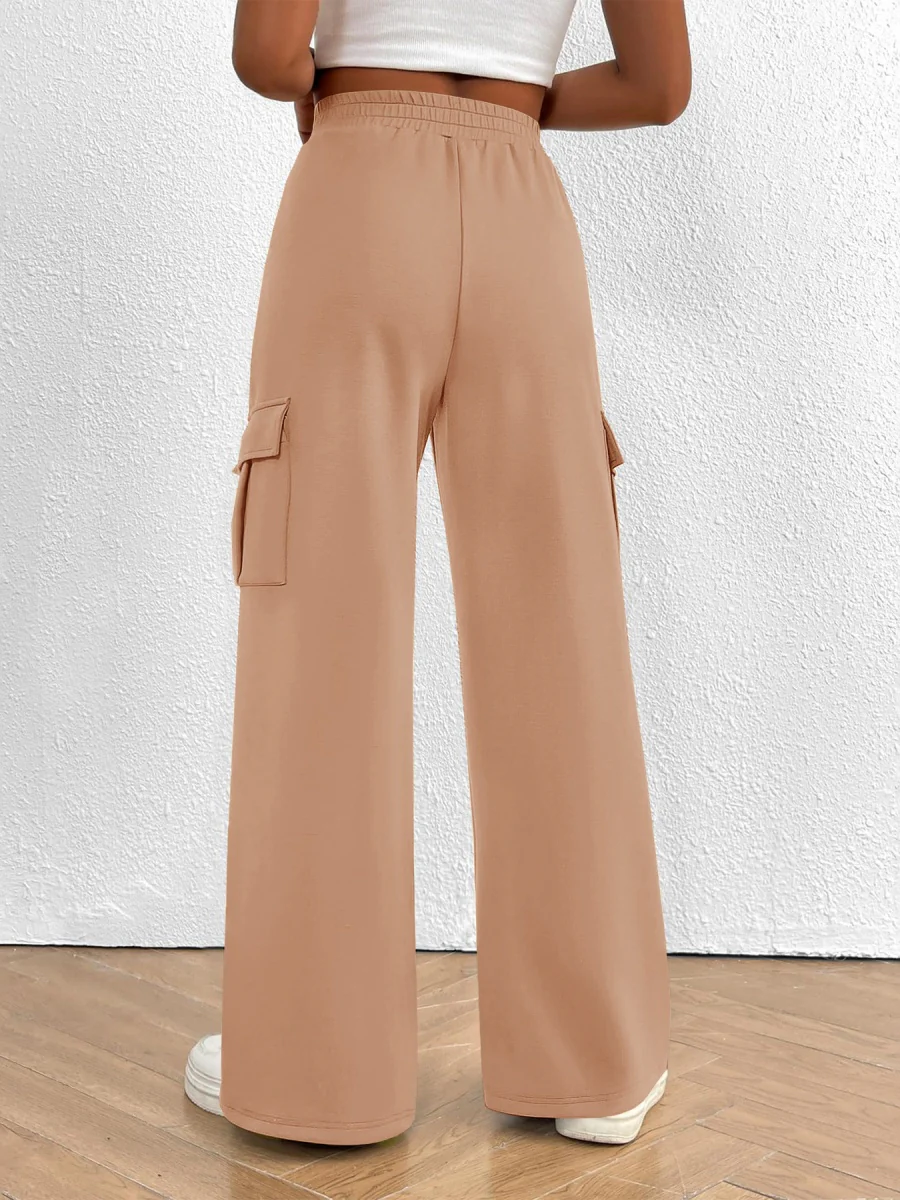 Loose-fitting Wide-leg Casual Trousers - Image 2