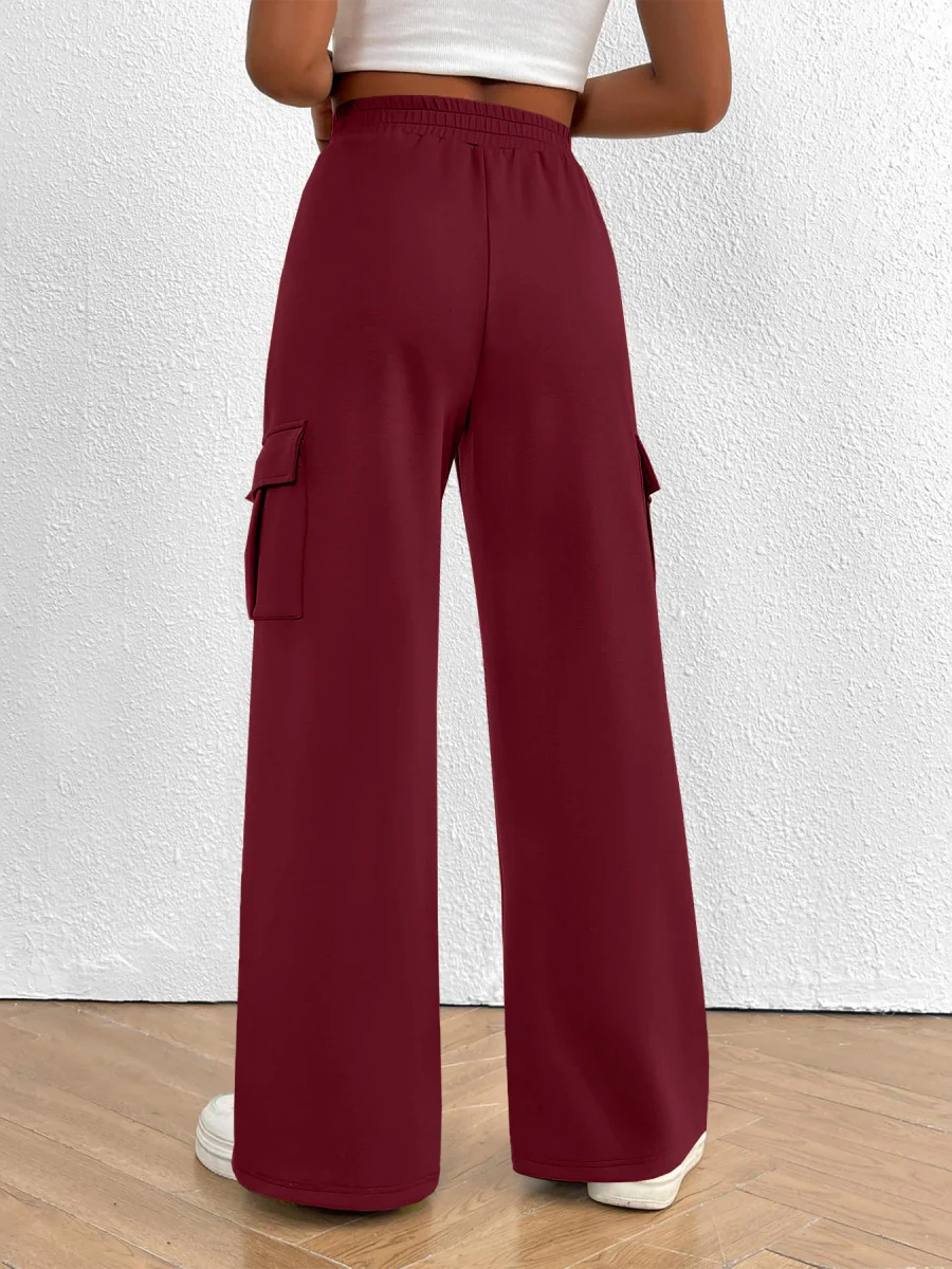 Loose-fitting Wide-leg Casual Trousers - Image 8