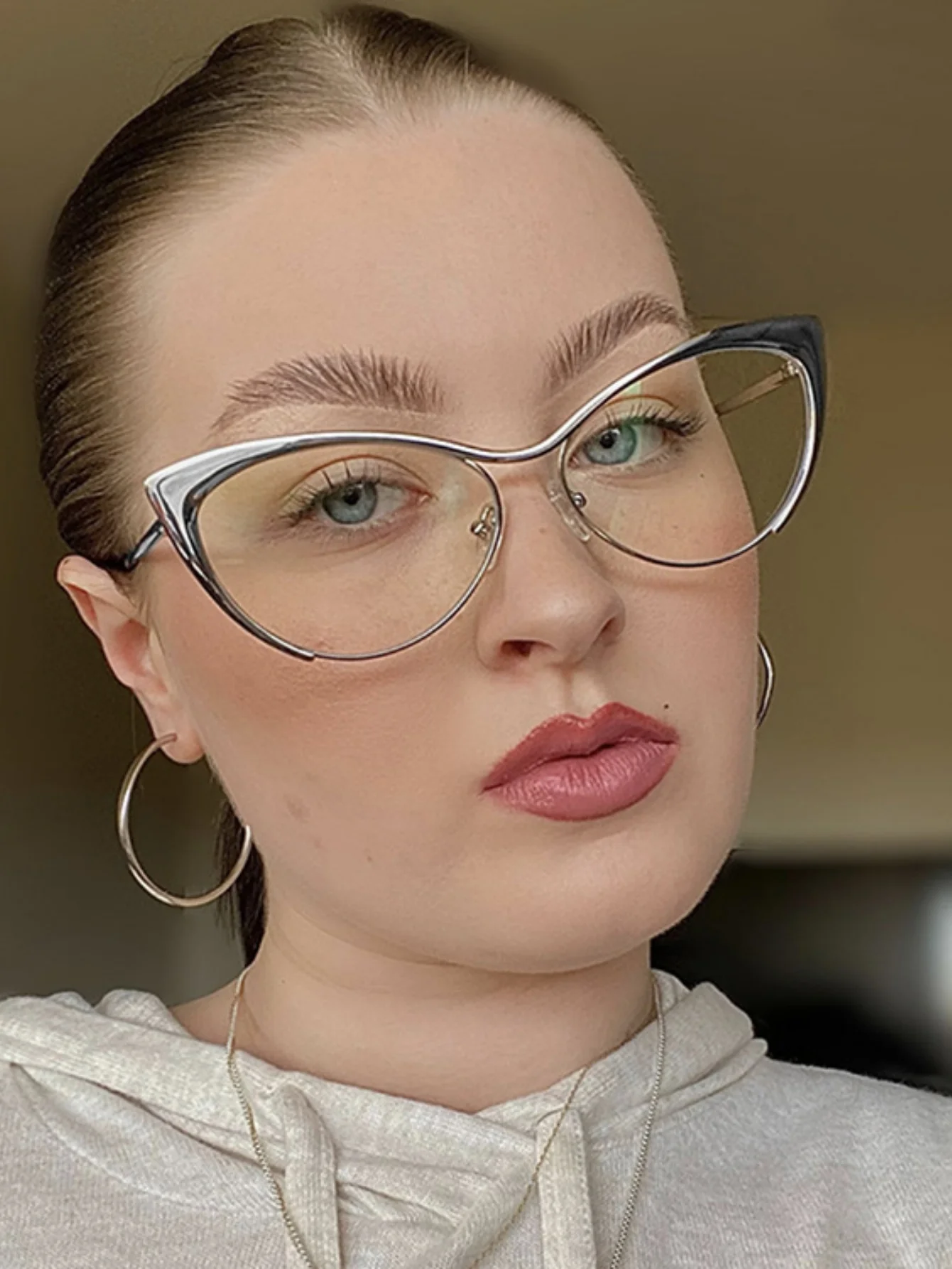 Full-frame Butterfly-shaped Fashion Glasses - Image 3