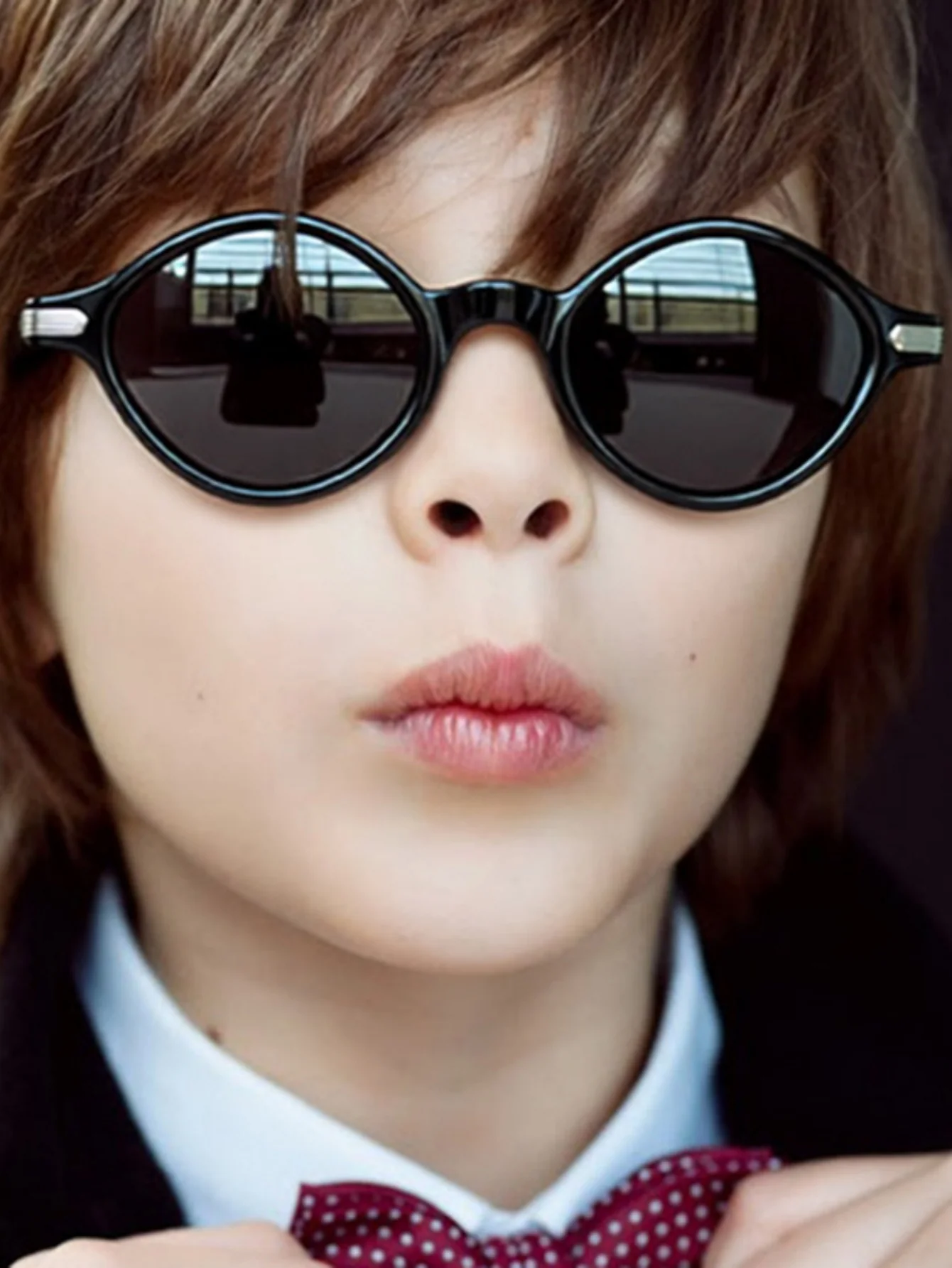 Full-frame Oval-frame Children's Sunglasses - Image 2